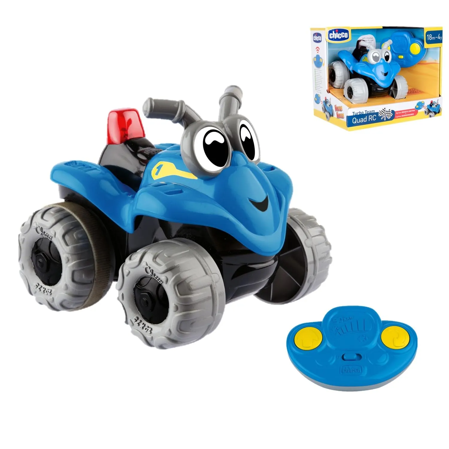 Chicco Quad Radiocomandato con Telecomando a Infrarossi, 18 mesi - 4 anni - immagine 1