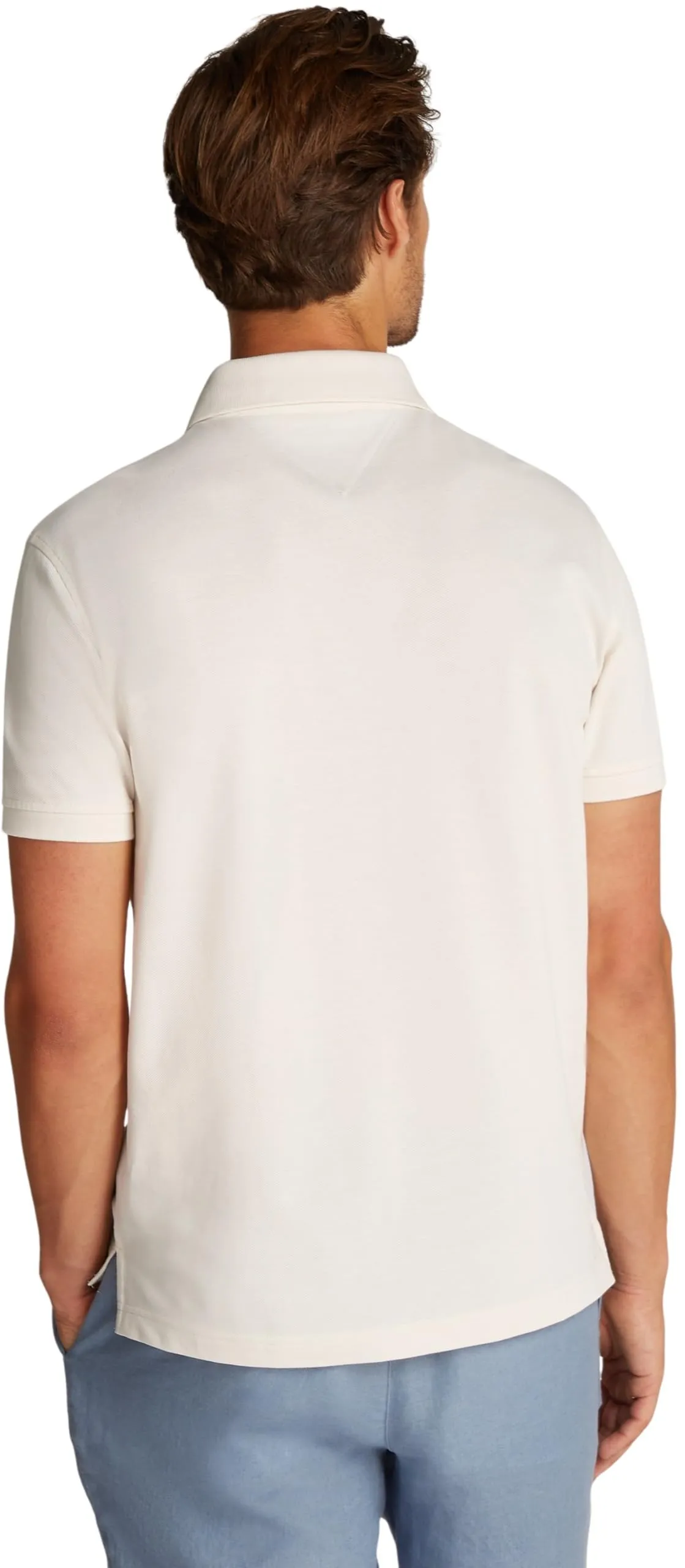 Tommy Hilfiger Polo Uomo Maniche Corte Regular Fit, Ivory Petal, L - immagine 2