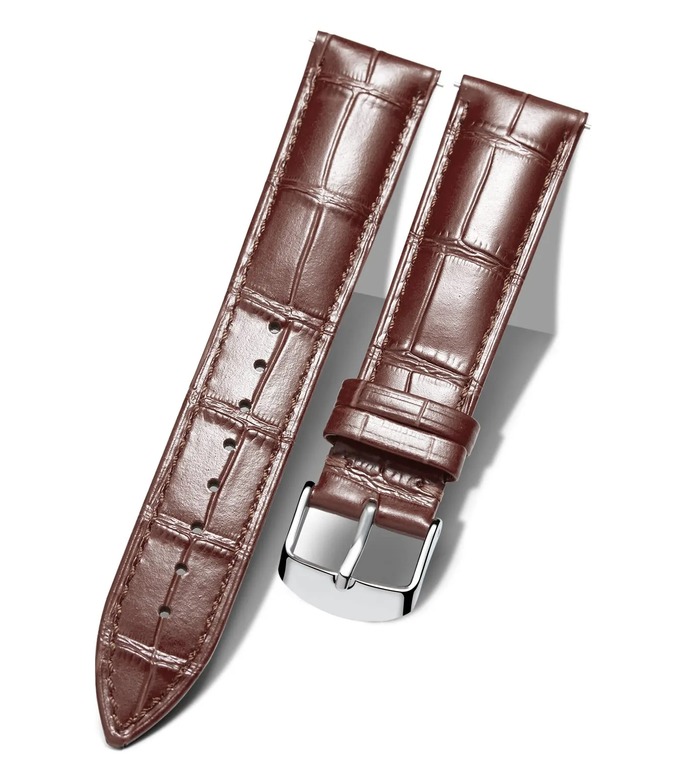 BINLUN Cinturino per Orologio in Pelle Sgancio Rapido 20mm - immagine 1