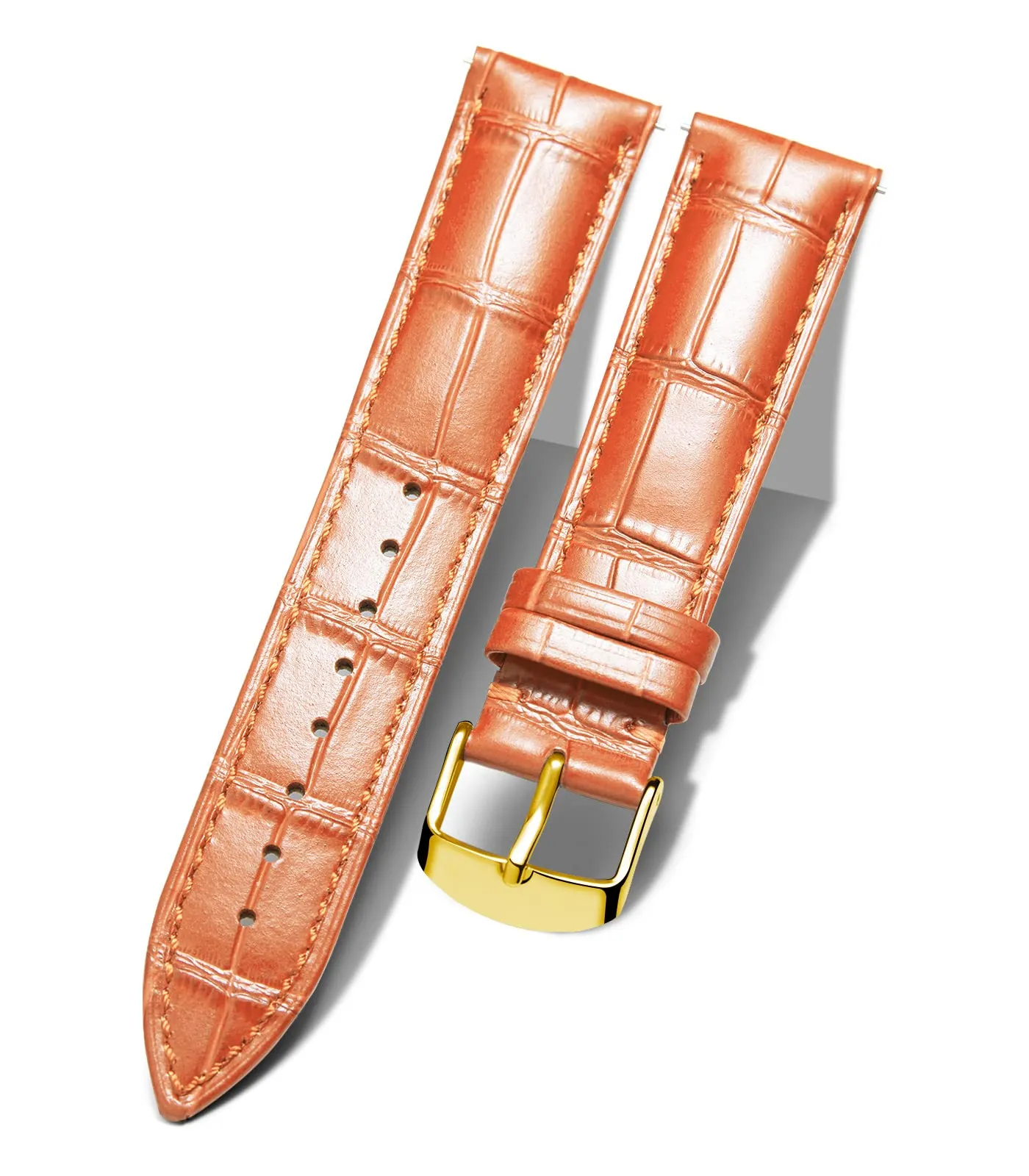 BINLUN Cinturino per Orologio in Pelle Sgancio Rapido 14mm - immagine 1