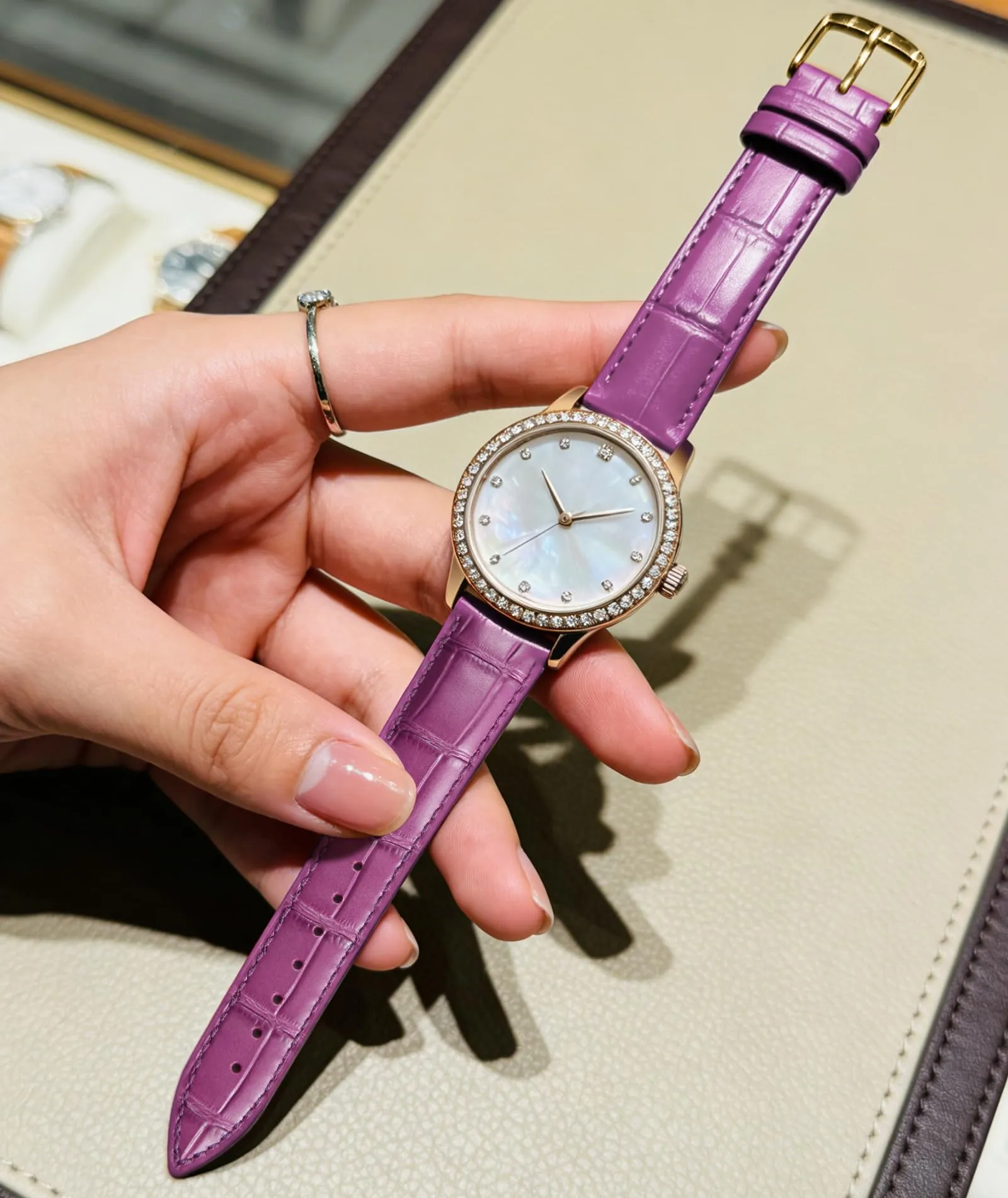 BINLUN Cinturino per Orologio in Pelle Sgancio Rapido 19mm - immagine 4