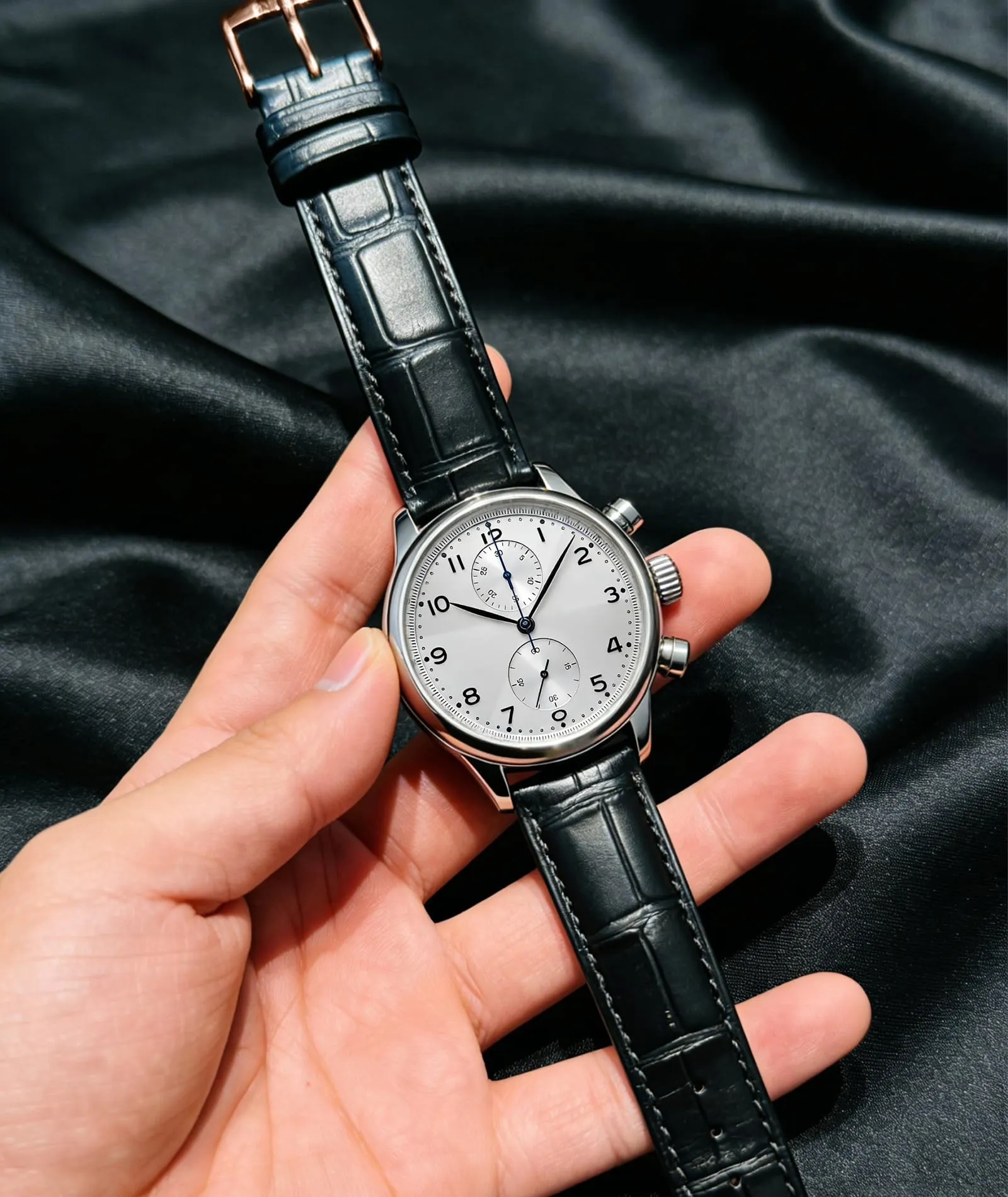 BINLUN Cinturino per Orologio in Pelle Sgancio Rapido 15mm - immagine 4