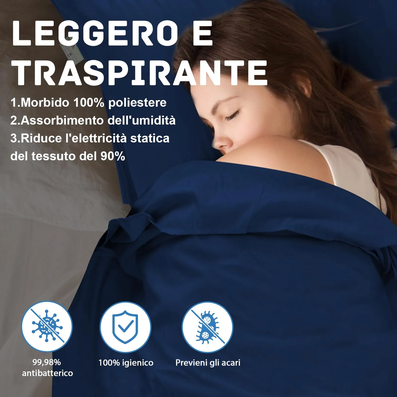 JAICOM Sacco Lenzuolo Sacco a Pelo, 220x90cm - immagine 3