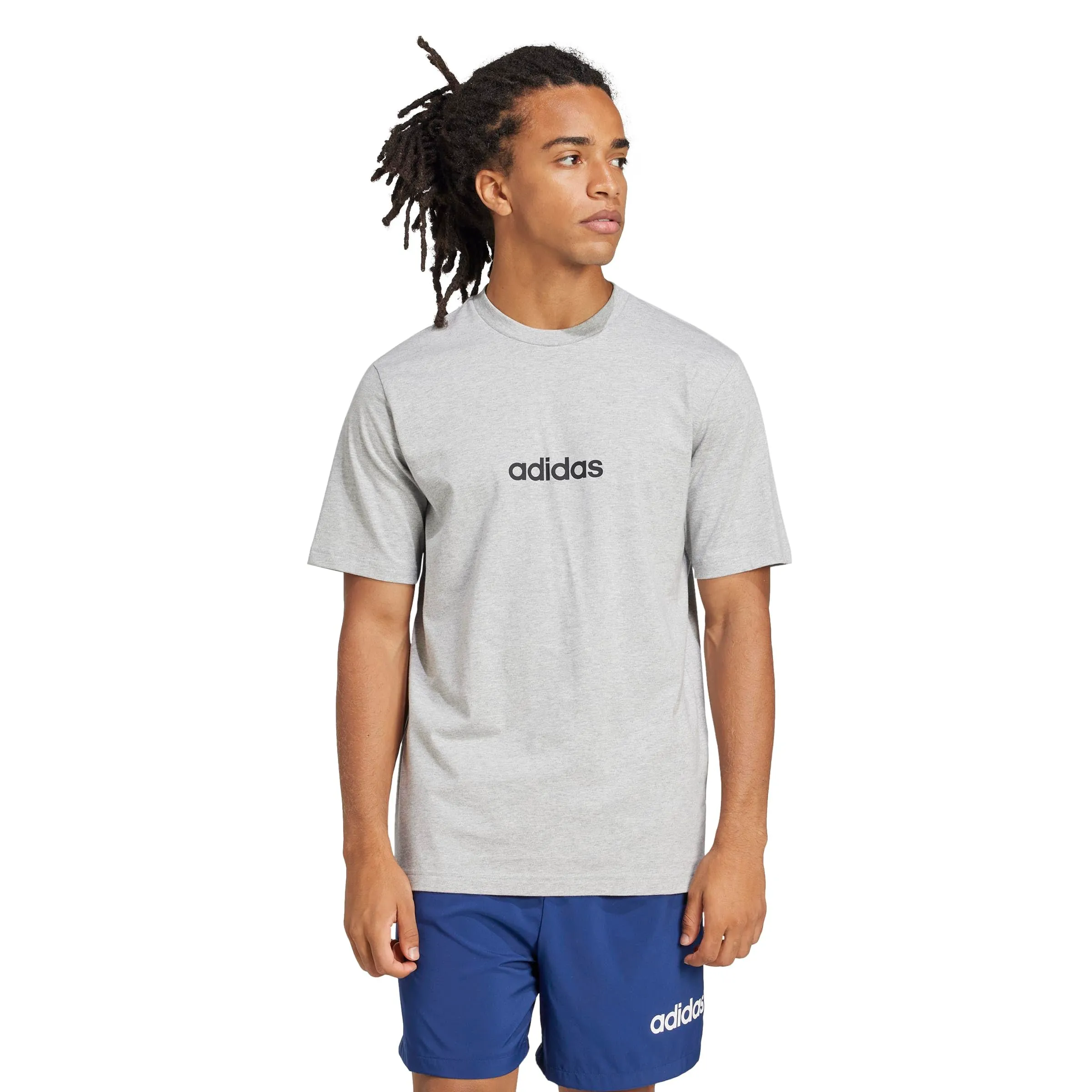 Adidas Essentials Linear Single T-shirt Uomo, XXS - immagine 1