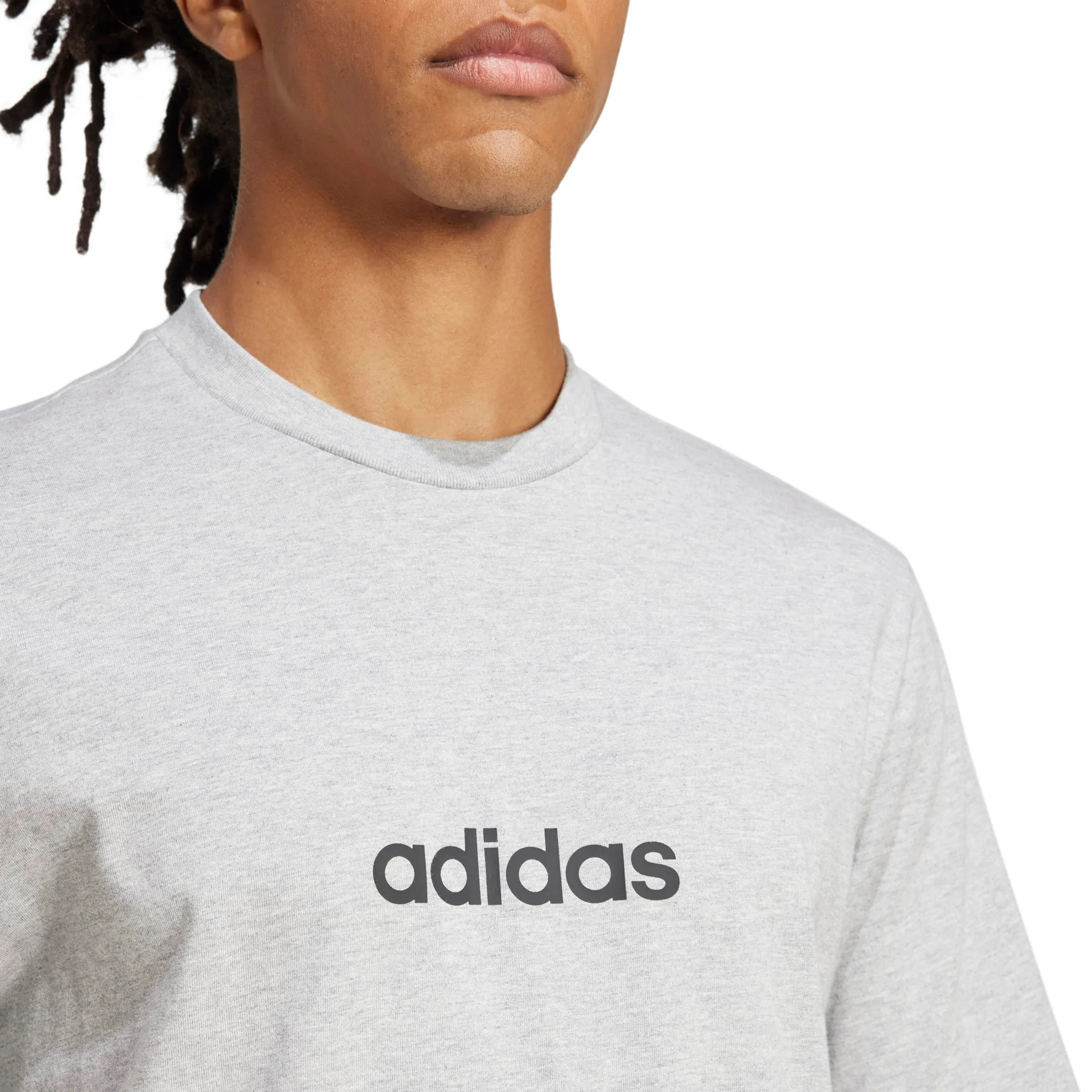 Adidas Essentials Linear Single T-shirt Uomo, XXS - immagine 4