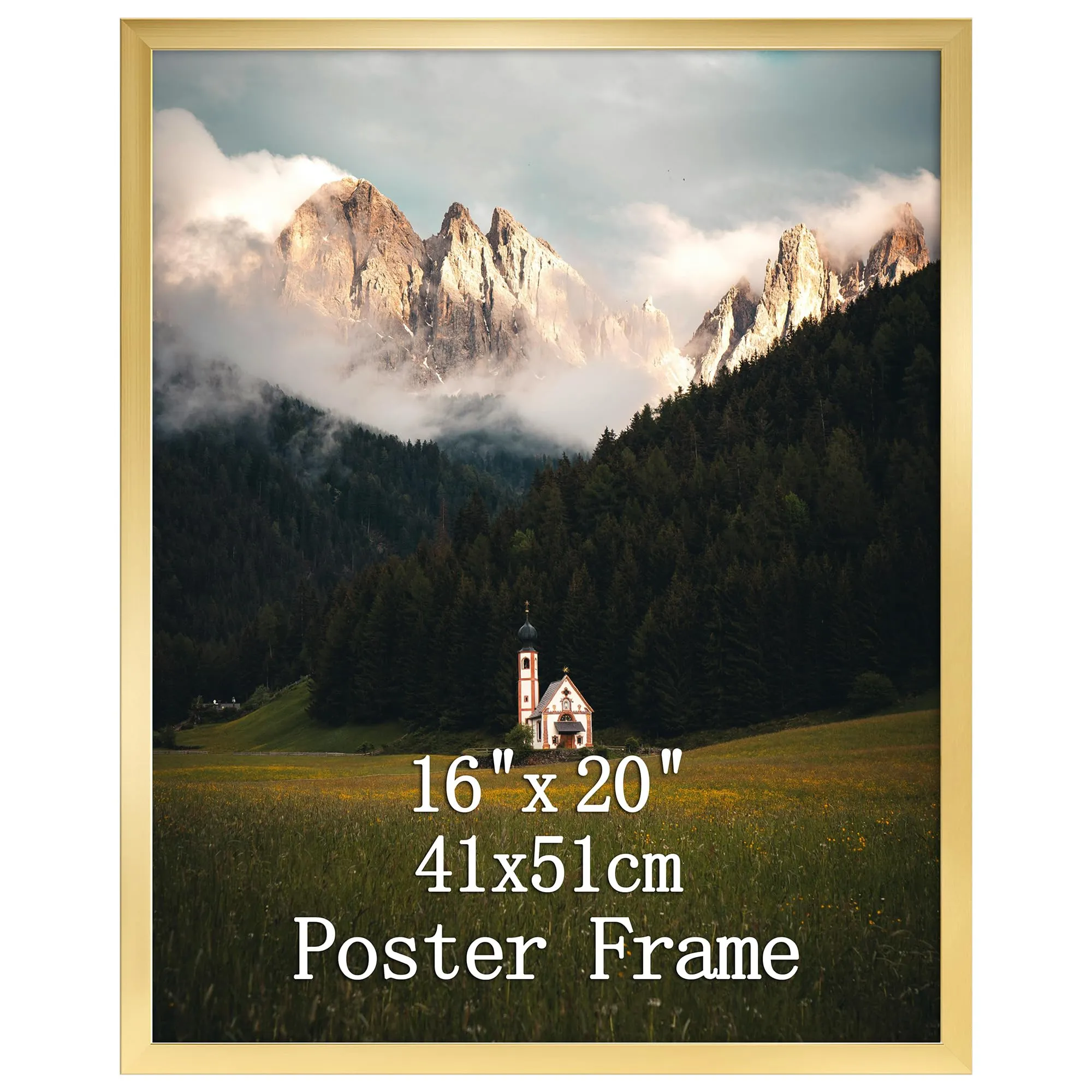 Giftgarden Cornice PVC Dorata 40x50 cm - immagine 1