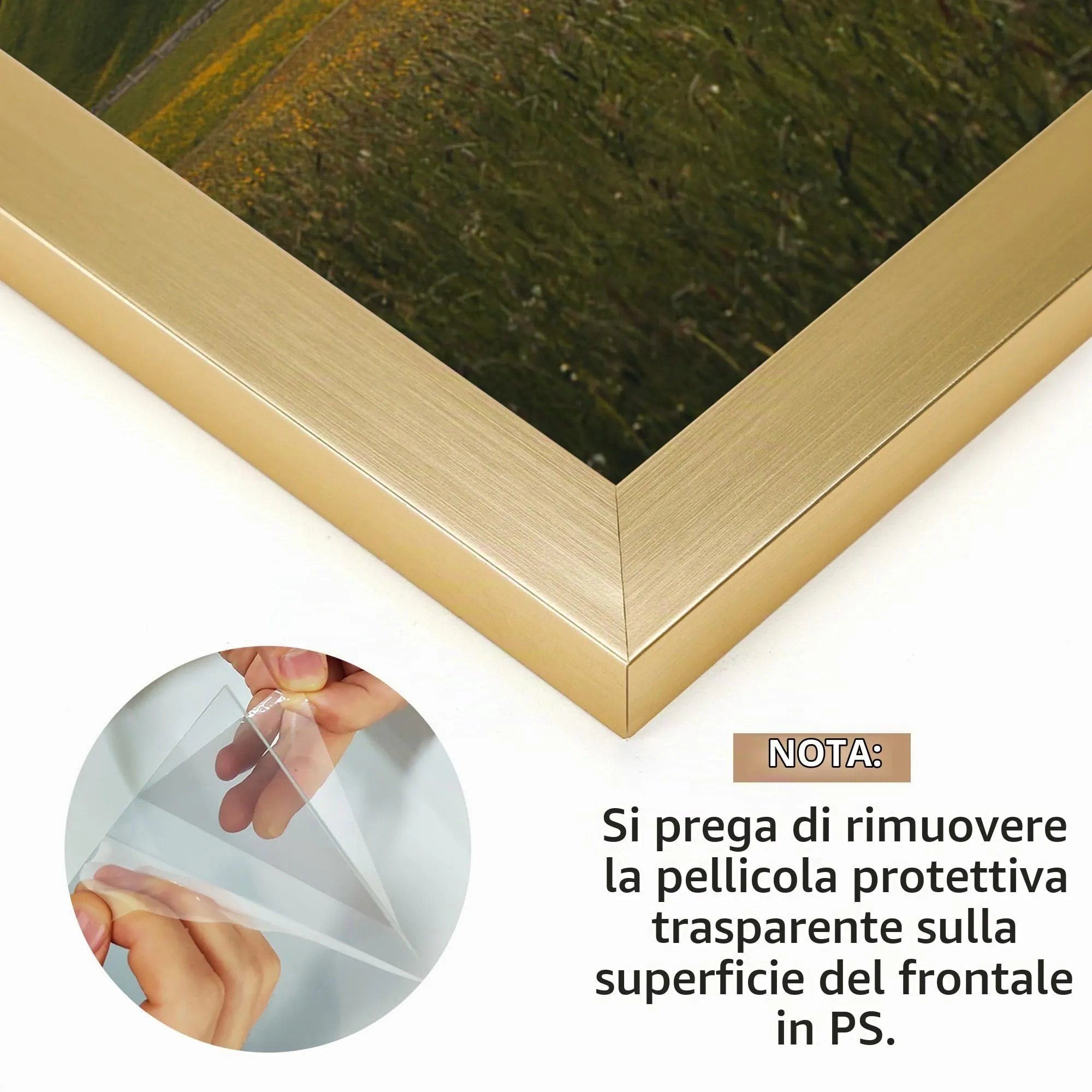 Giftgarden Cornice PVC Dorata 40x50 cm - immagine 4