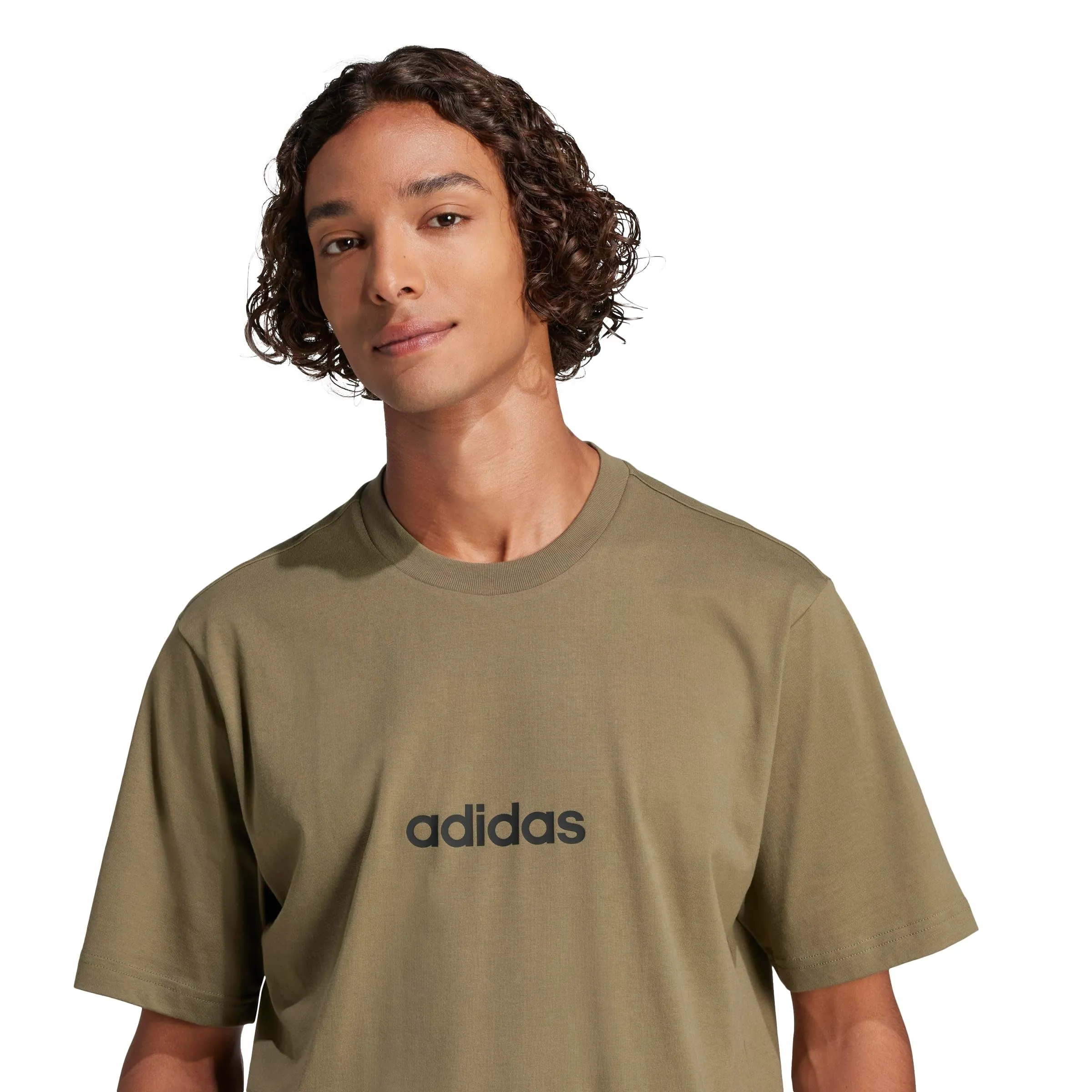 Adidas Essentials Linear T-Shirt Uomo, XS - immagine 6