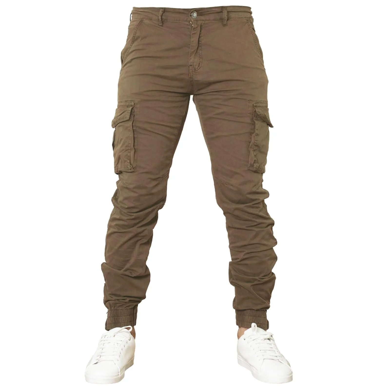Toocool Pantaloni Cargo Militari Uomo in Cotone G6538 G6570 Kaki Taglia 50 - immagine 1