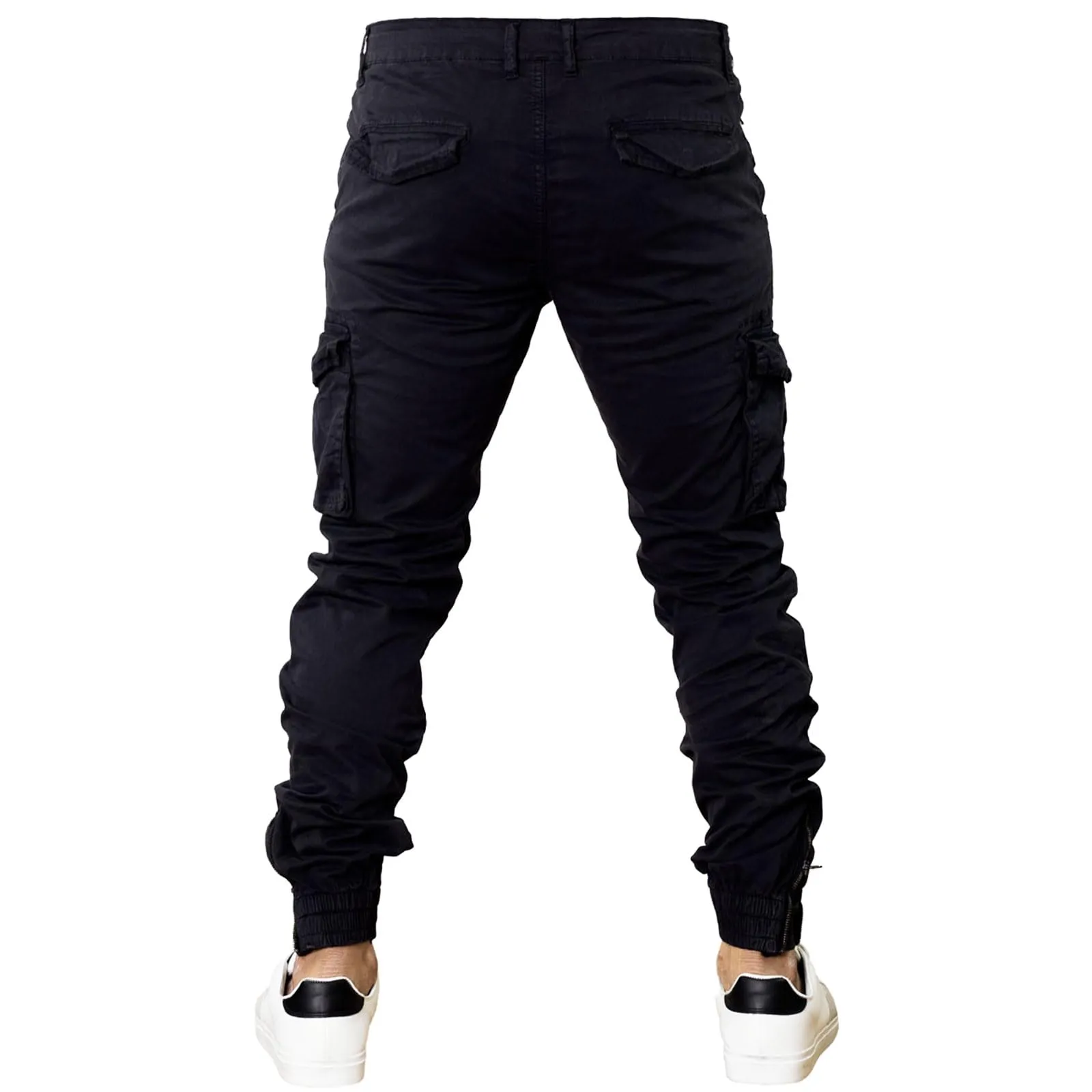 Toocool Pantaloni Cargo Militari Uomo in Cotone G6570 Nero, Taglia 44 - immagine 2