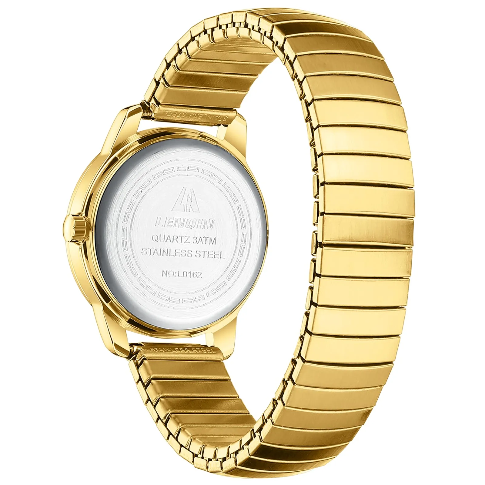 LN LENQIN Orologio Donna in Acciaio Inossidabile Analogico Quarzo 3ATM L0162 - immagine 2