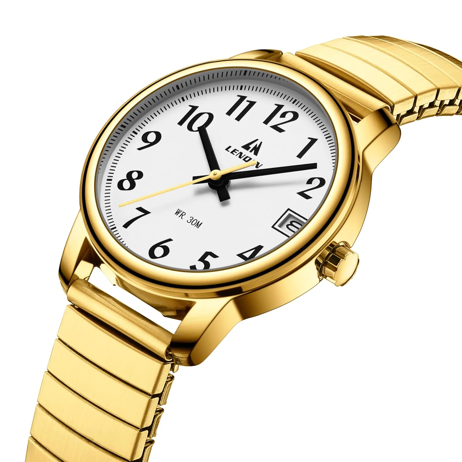LN LENQIN Orologio Donna Acciaio Inossidabile Analogico Quarzo 3ATM L0162 - immagine 3