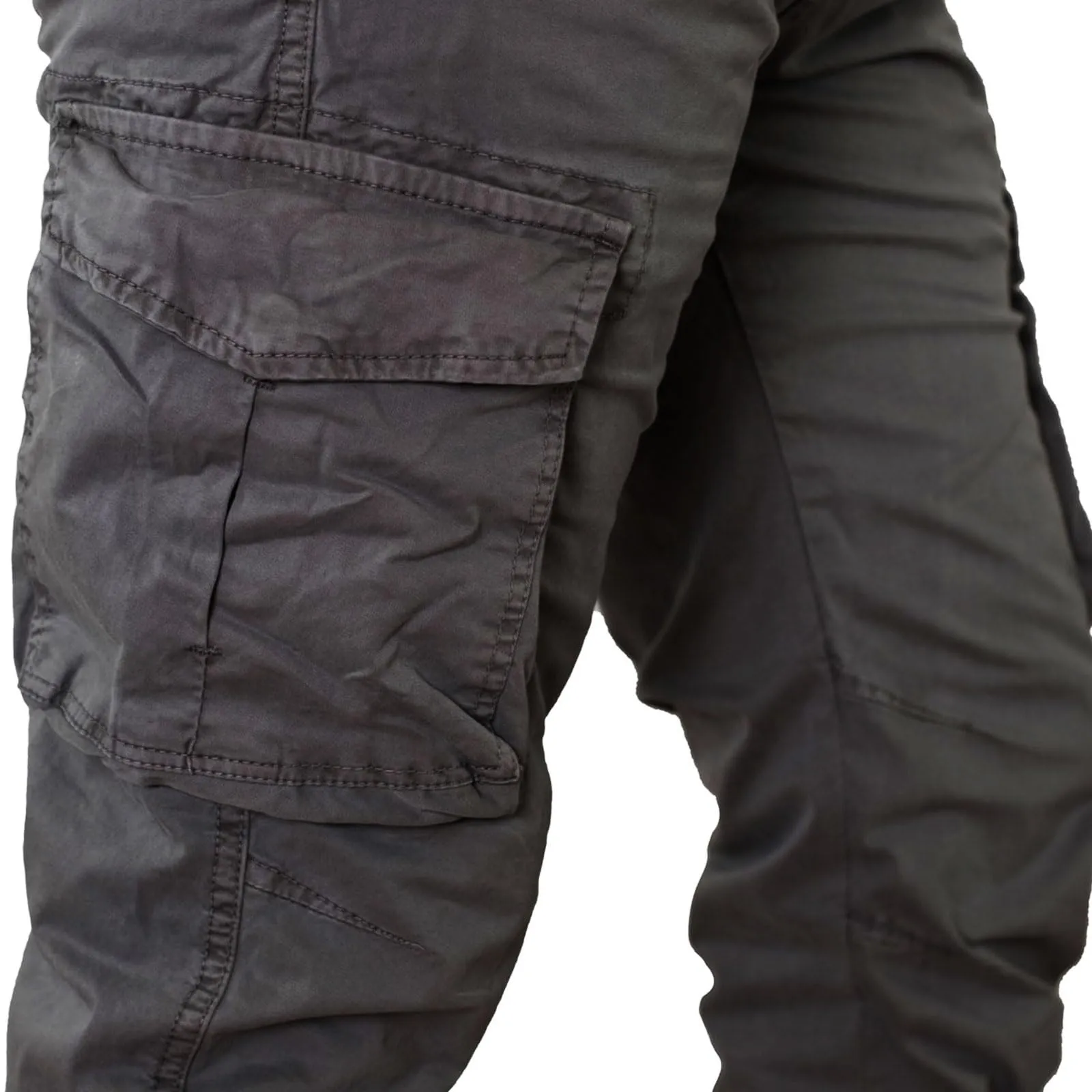 Toocool Pantaloni Cargo Militari Uomo in Cotone G6538 G6570 Grigio Taglia 50 - immagine 2