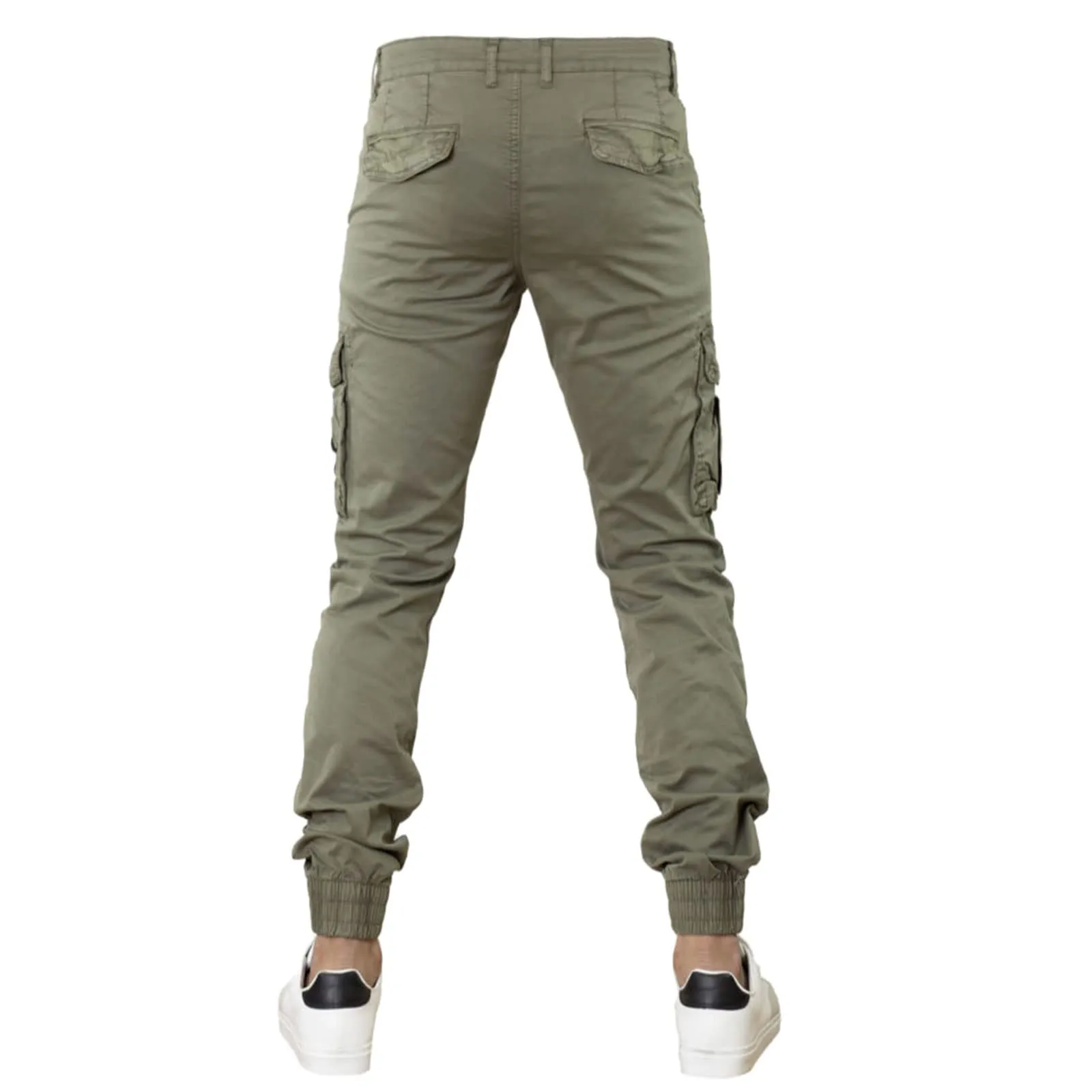 Toocool Pantaloni Cargo Militari Uomo in Cotone G6571 Verde Taglia 46 - immagine 3