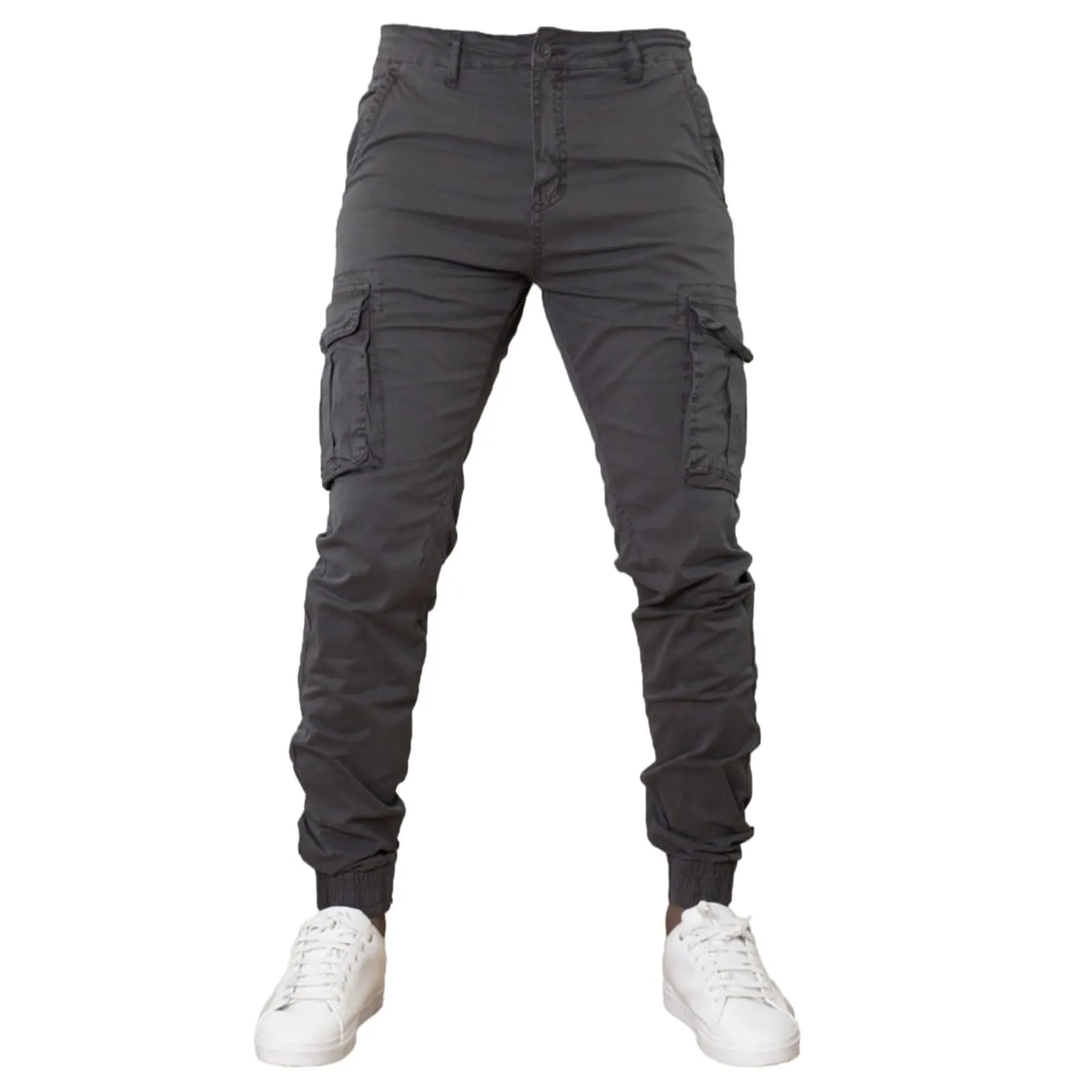 Toocool Pantaloni Cargo Militari Uomo in Cotone G6571 Grigio, Taglia 54 - immagine 1