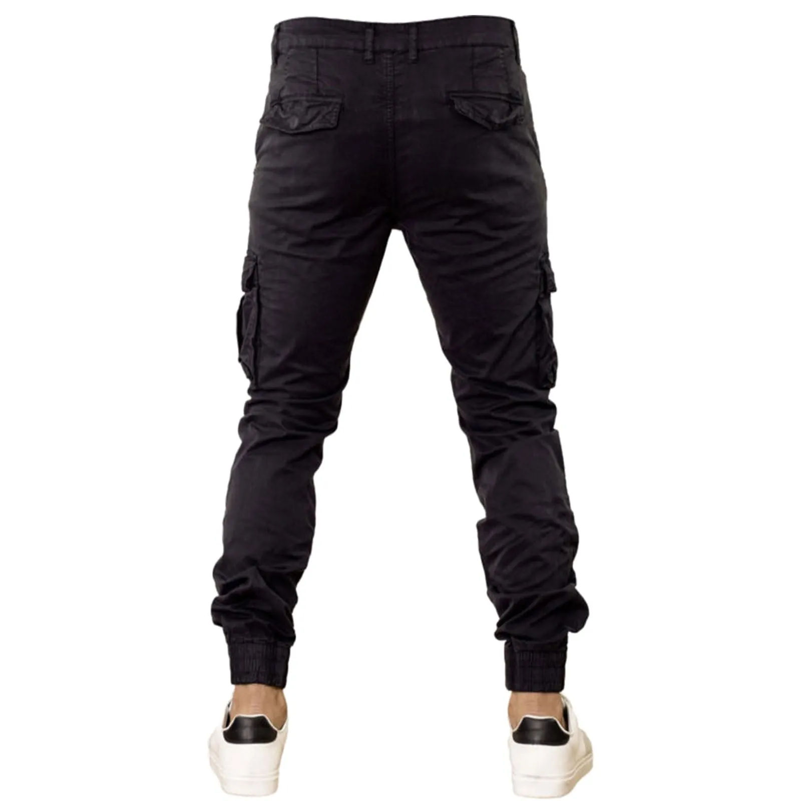 Toocool Pantaloni Cargo Militari Uomo in Cotone G6571 Nero, Taglia 46 - immagine 3