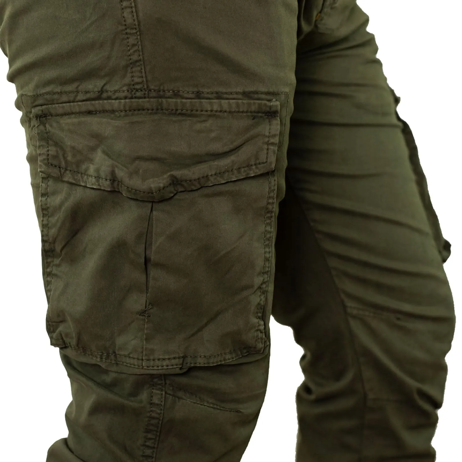 Toocool Pantaloni Cargo Militari Uomo in Cotone G6538/G6570 Verde Taglia 48 - immagine 4