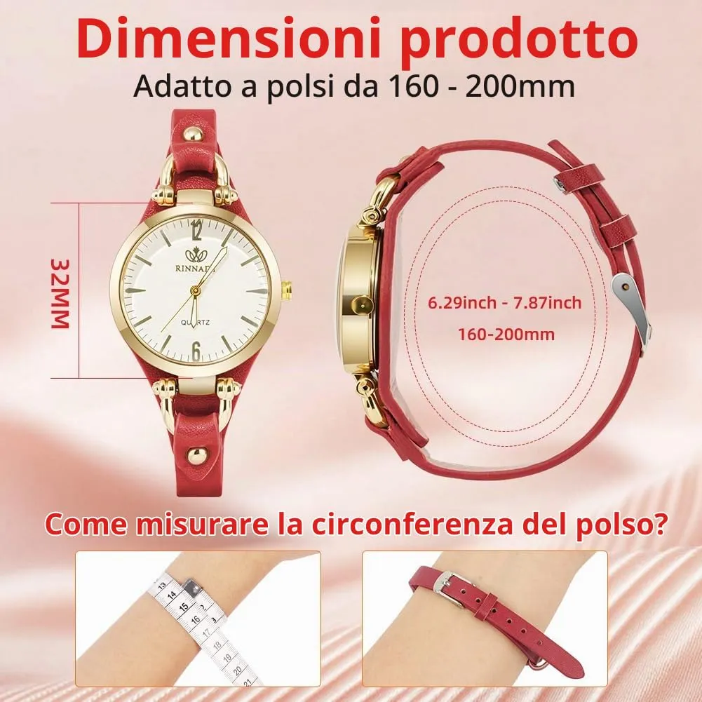 OFFCUP Orologio Analogico al Quarzo da Donna - immagine 2