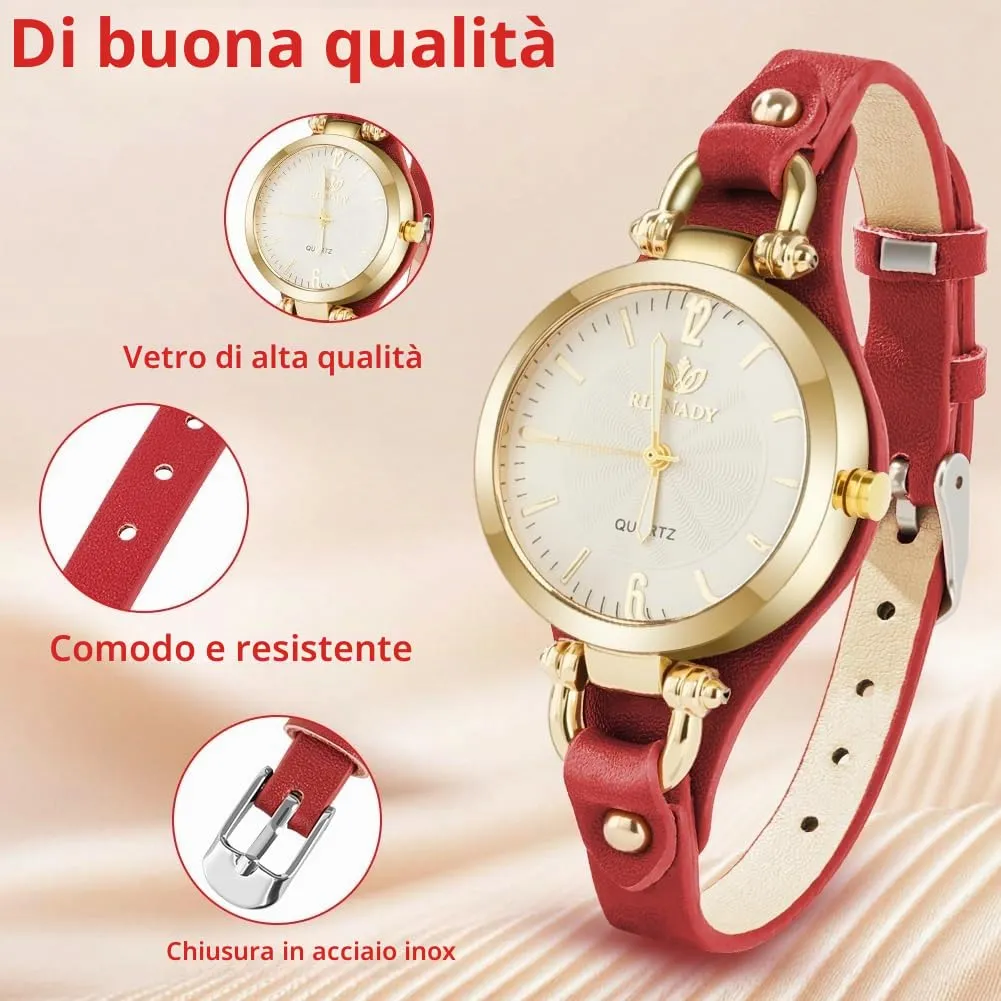 OFFCUP Orologio Analogico al Quarzo da Donna - immagine 3