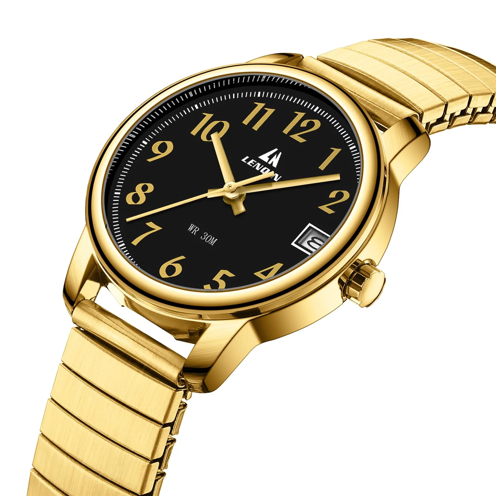 LN LENQIN Orologio Donna Analogico Quarzo Acciaio Inossidabile 3ATM L0162 - immagine 3