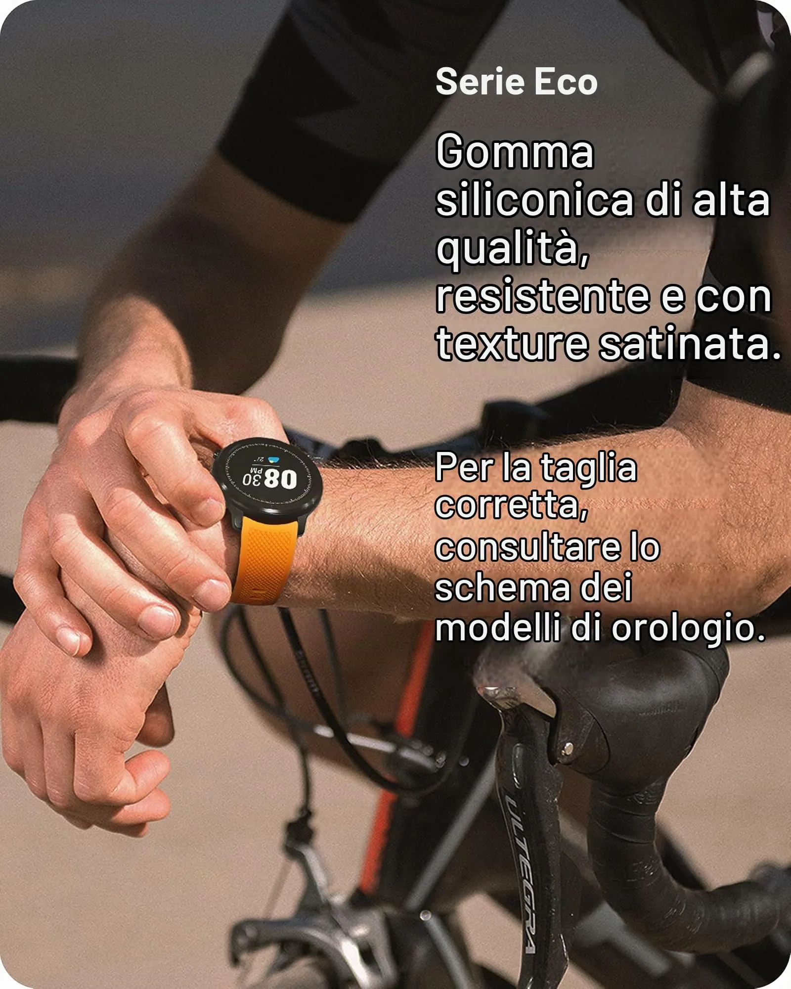 Fullmosa Cinturino 22mm in Silicone per Orologio e Smartwatch con Sgancio Rapido - immagine 3