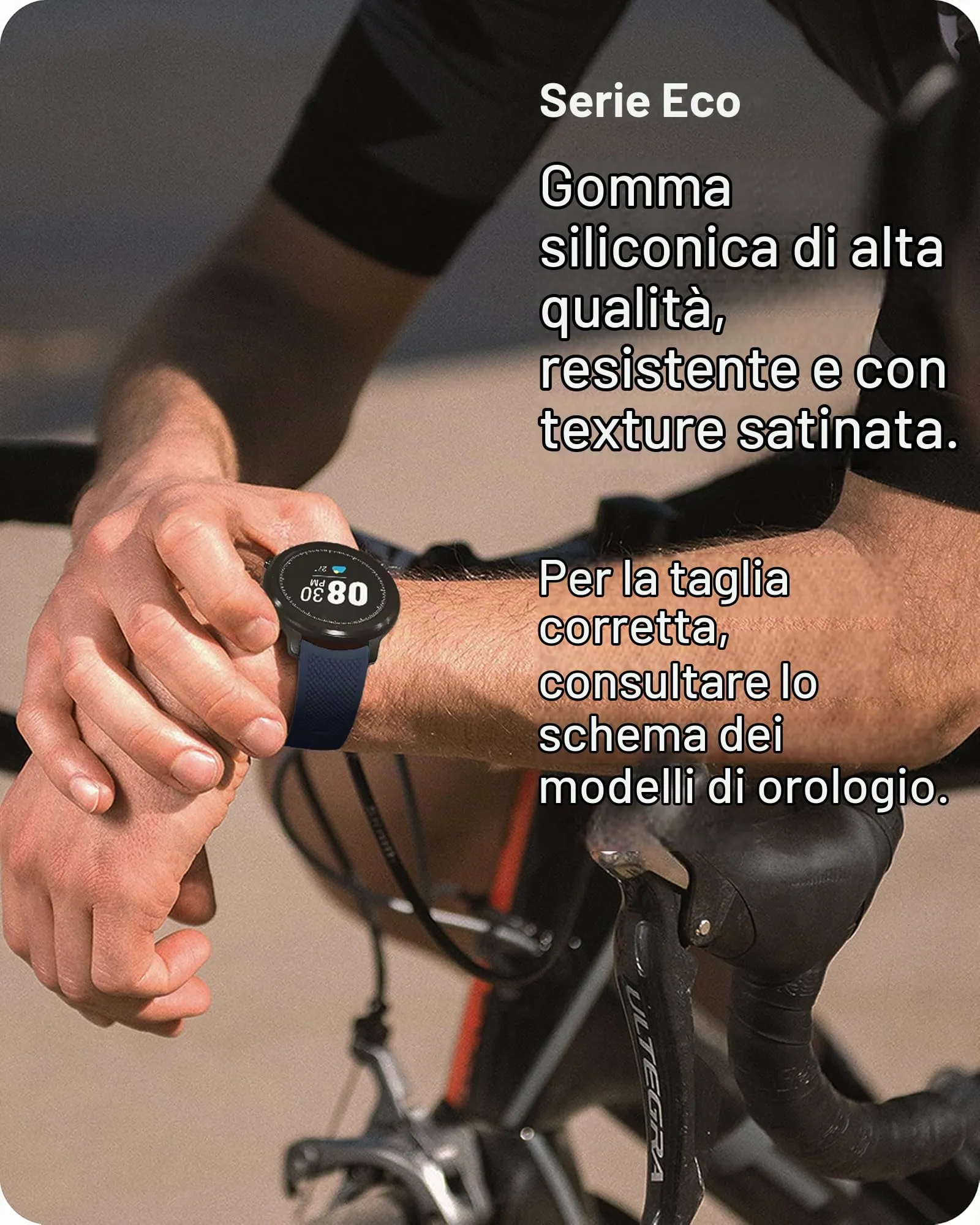 Fullmosa Cinturino in Silicone 22mm per Orologio e Smartwatch, Sgancio Rapido - immagine 3