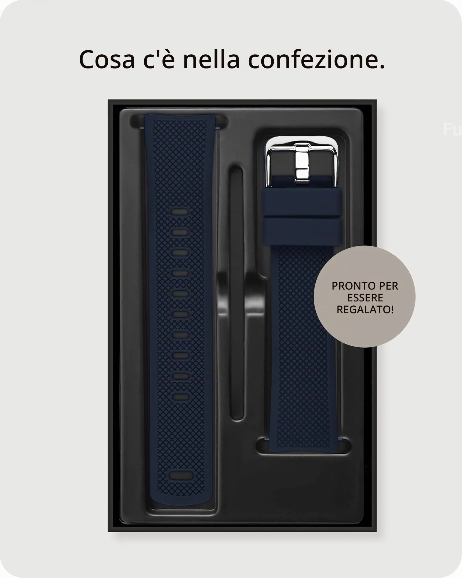 Fullmosa Cinturino in Silicone 22mm per Orologio e Smartwatch, Sgancio Rapido - immagine 8