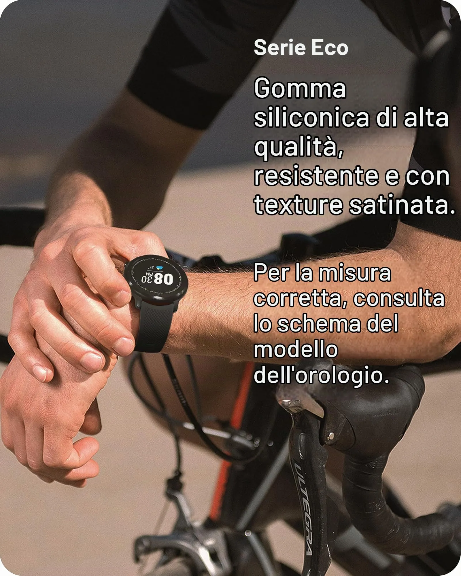 Fullmosa Cinturino in Silicone 22mm per Orologio e Smartwatch con Sgancio Rapido - immagine 3