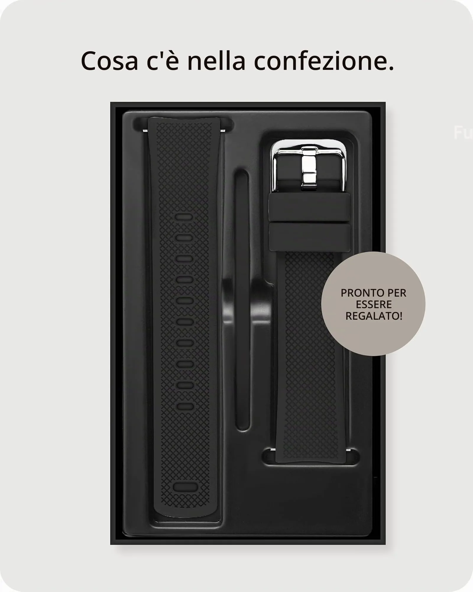 Fullmosa Cinturino in Silicone 22mm per Orologio e Smartwatch con Sgancio Rapido - immagine 8