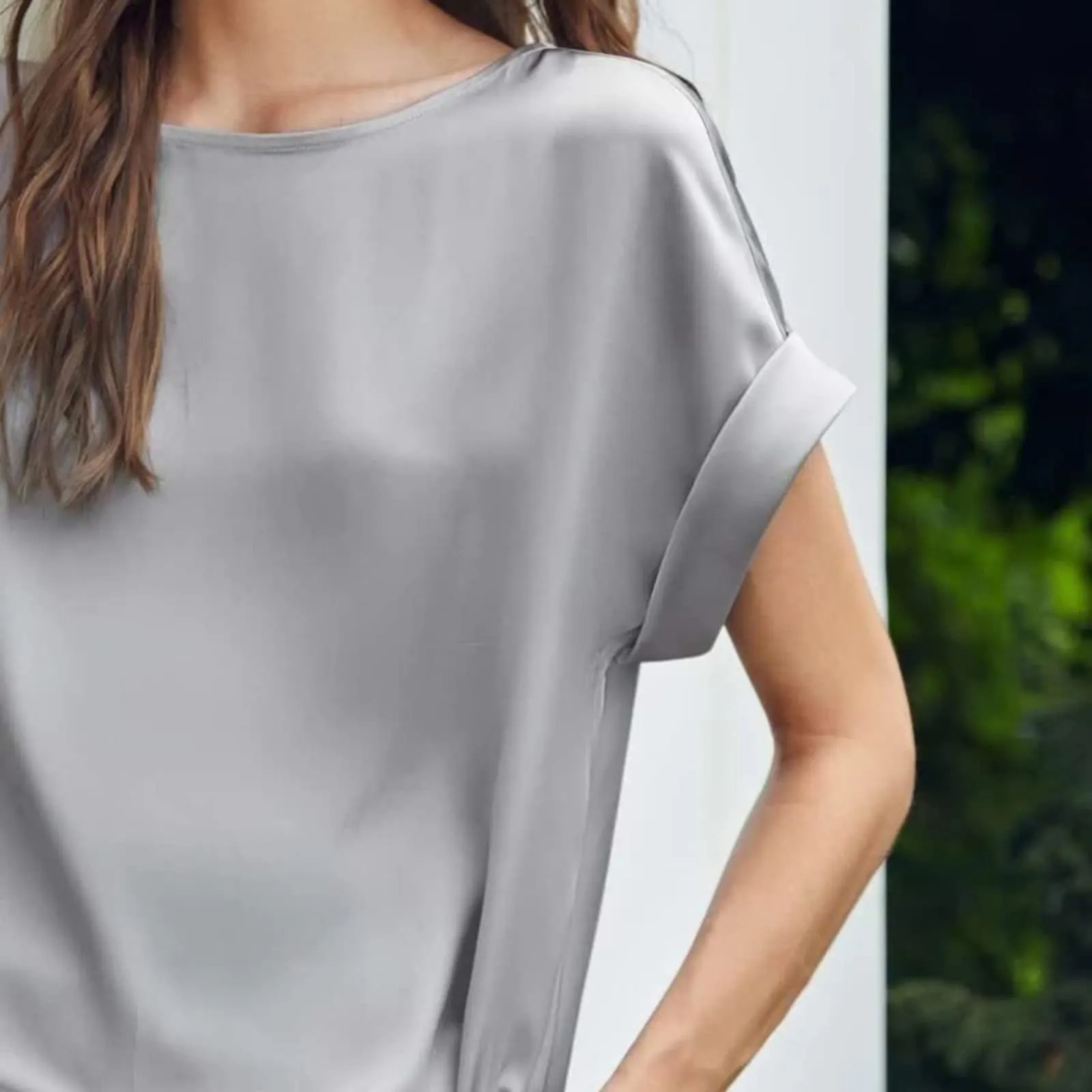 Uwdiohq Bluse Eleganti Camicie Donna in Pizzo Verde Salvia Premaman - immagine 3
