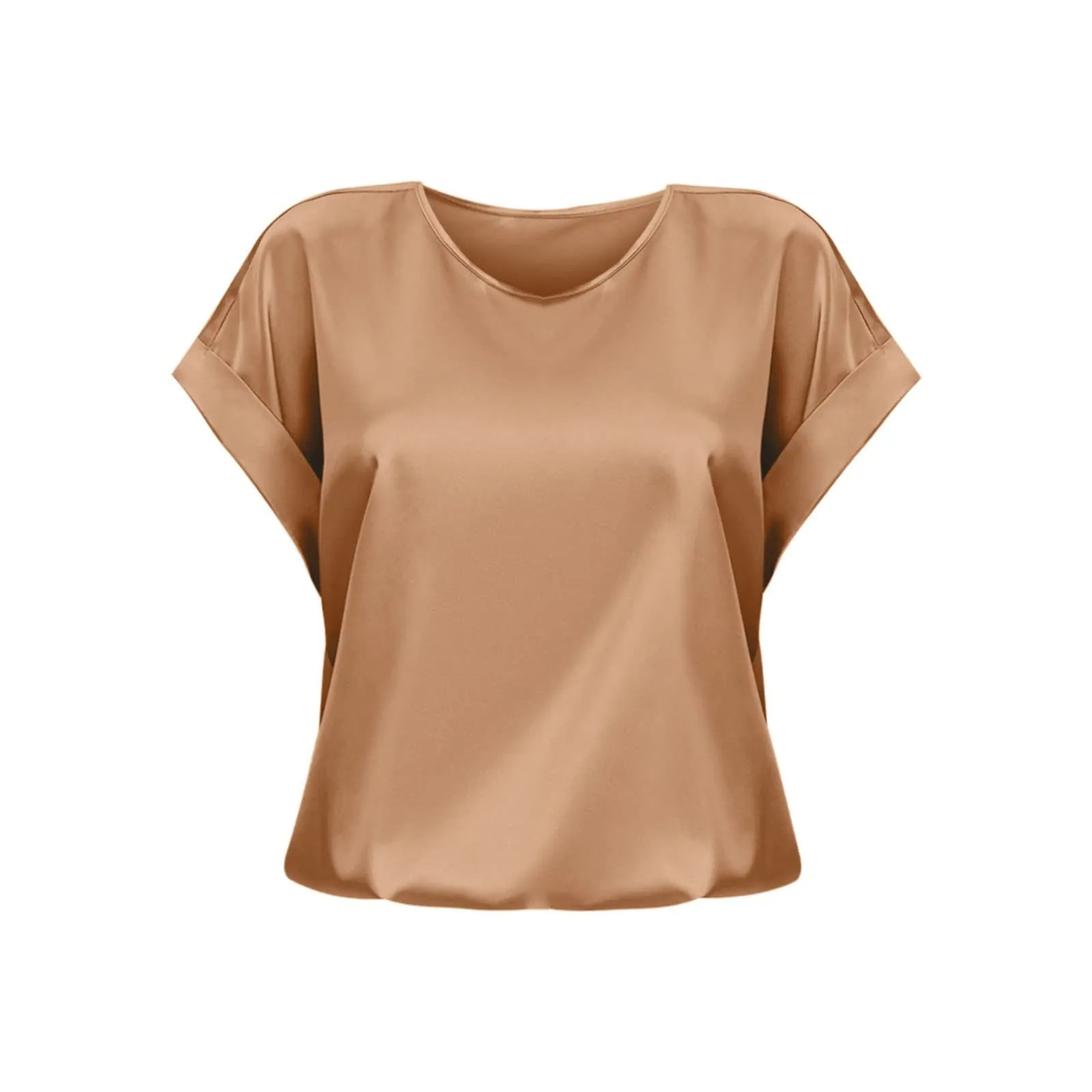 Uwdiohq Blusa Donna Estive Lino Camicia Nera Maniche Corte Top Pizzo Elegante - immagine 1