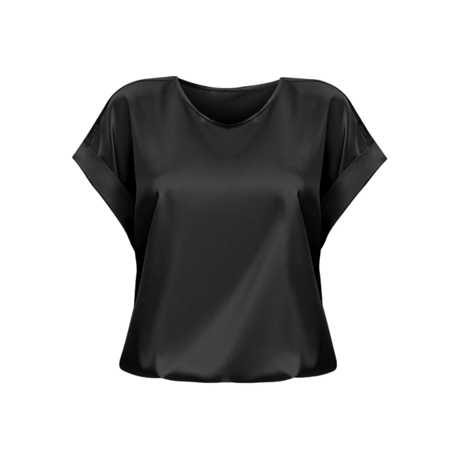 Uwdiohq Bluse Donna Manica Corta Blu Elettrico - immagine 1