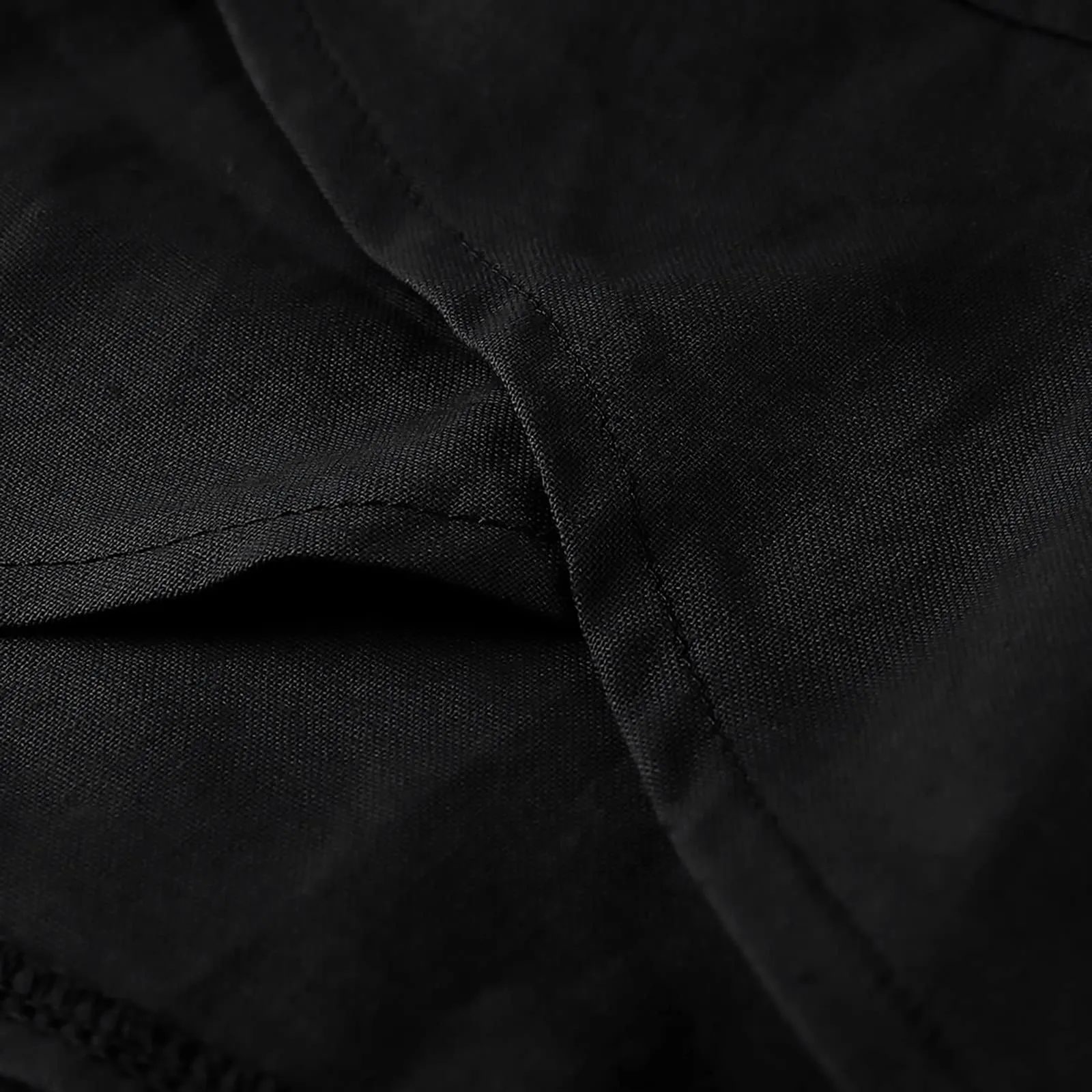 HEONSATI Pantaloni a Tre Quarti Donna in Cotone e Lino Estivi Casual Cropped a Gamba Larga con Coulisse Regolabile - immagine 2