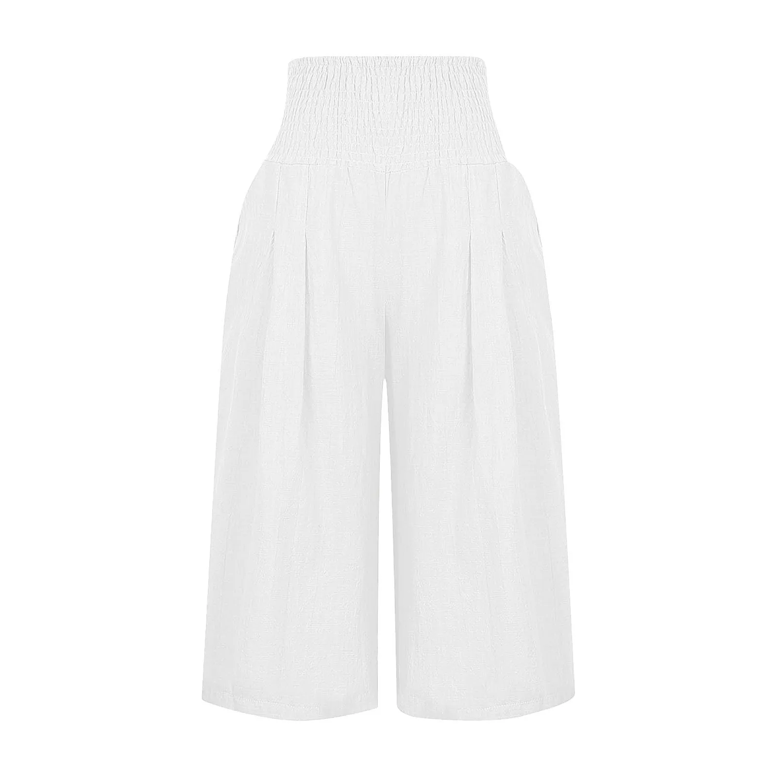 HEONSATI Pantaloncini Capri Donna Pinocchietti Estivi Casual Sportivi in Cotone 3/4 - immagine 3