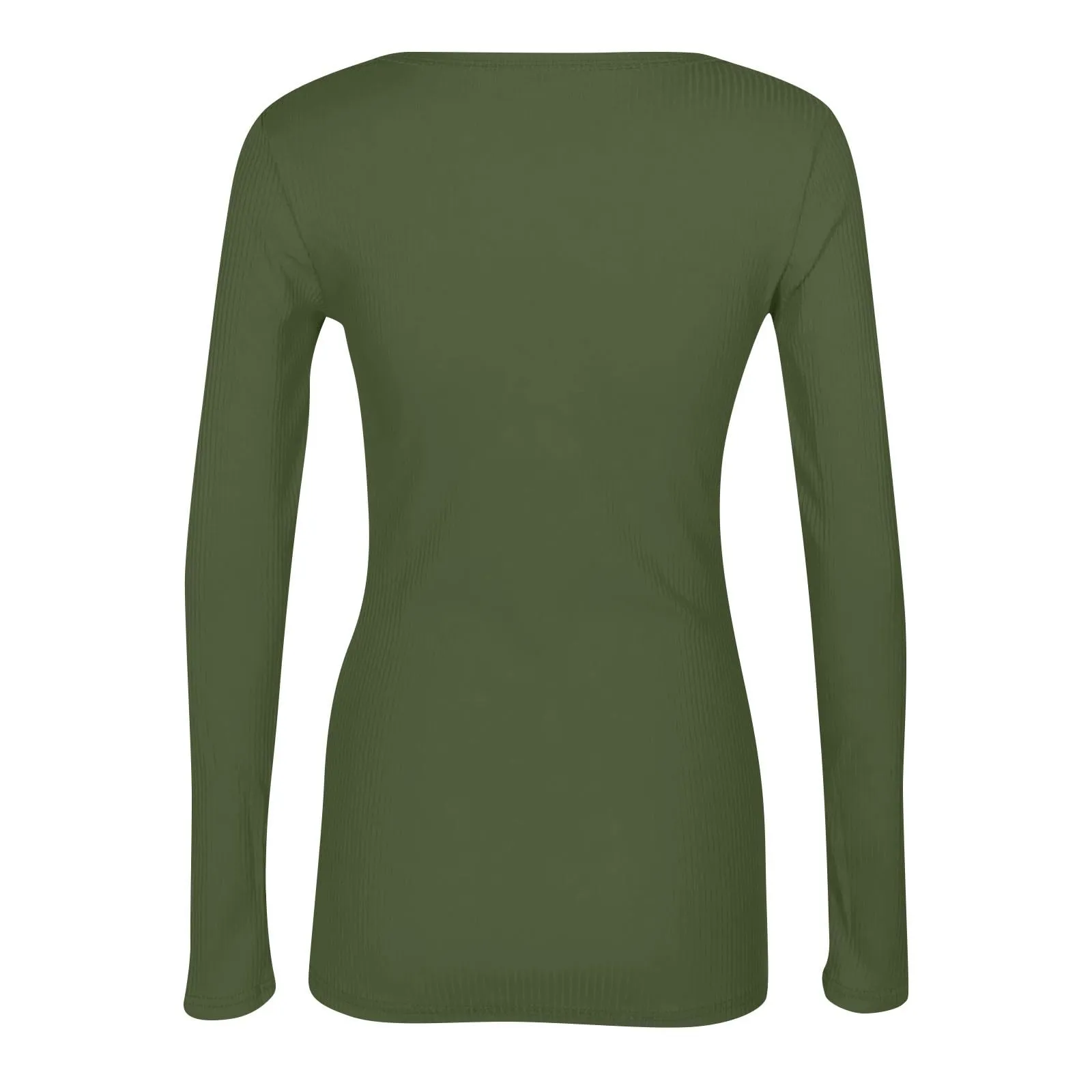 MOKBAY Maglia Donna Slim Fit Manica Lunga Tinta Unita, Taglia M - immagine 7