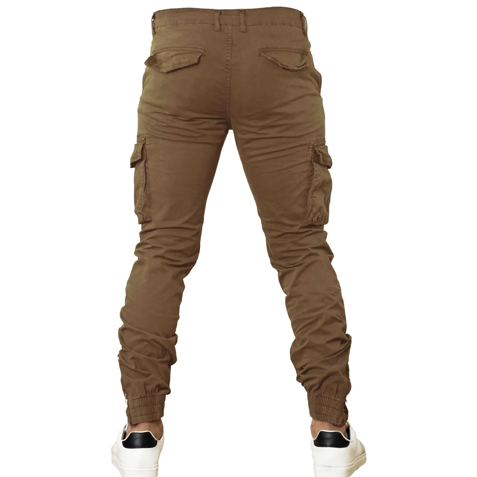 Toocool Pantaloni Cargo Militari Uomo in Cotone G6538 G6570 Kaki Taglia 54 - immagine 2