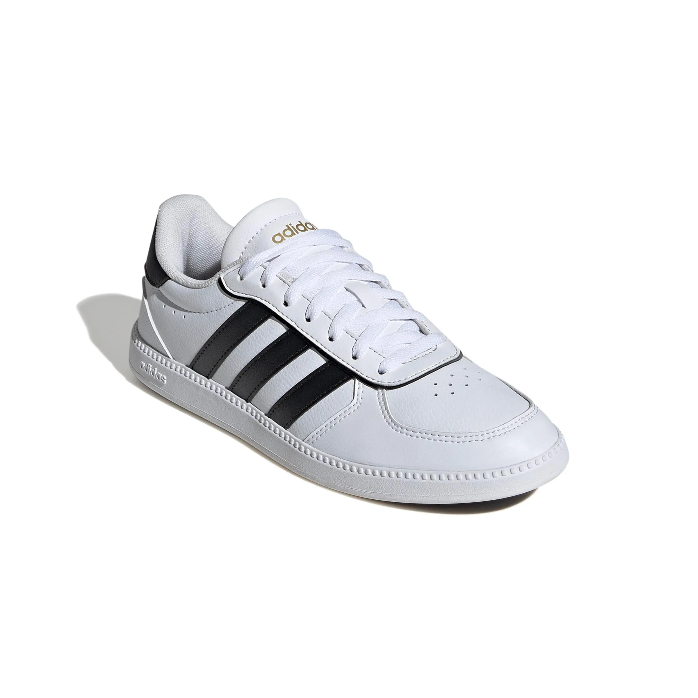 adidas Breaknet Sleek Women's Sneakers, White Black Gold Metallic, 37 1/3 EU - immagine 4