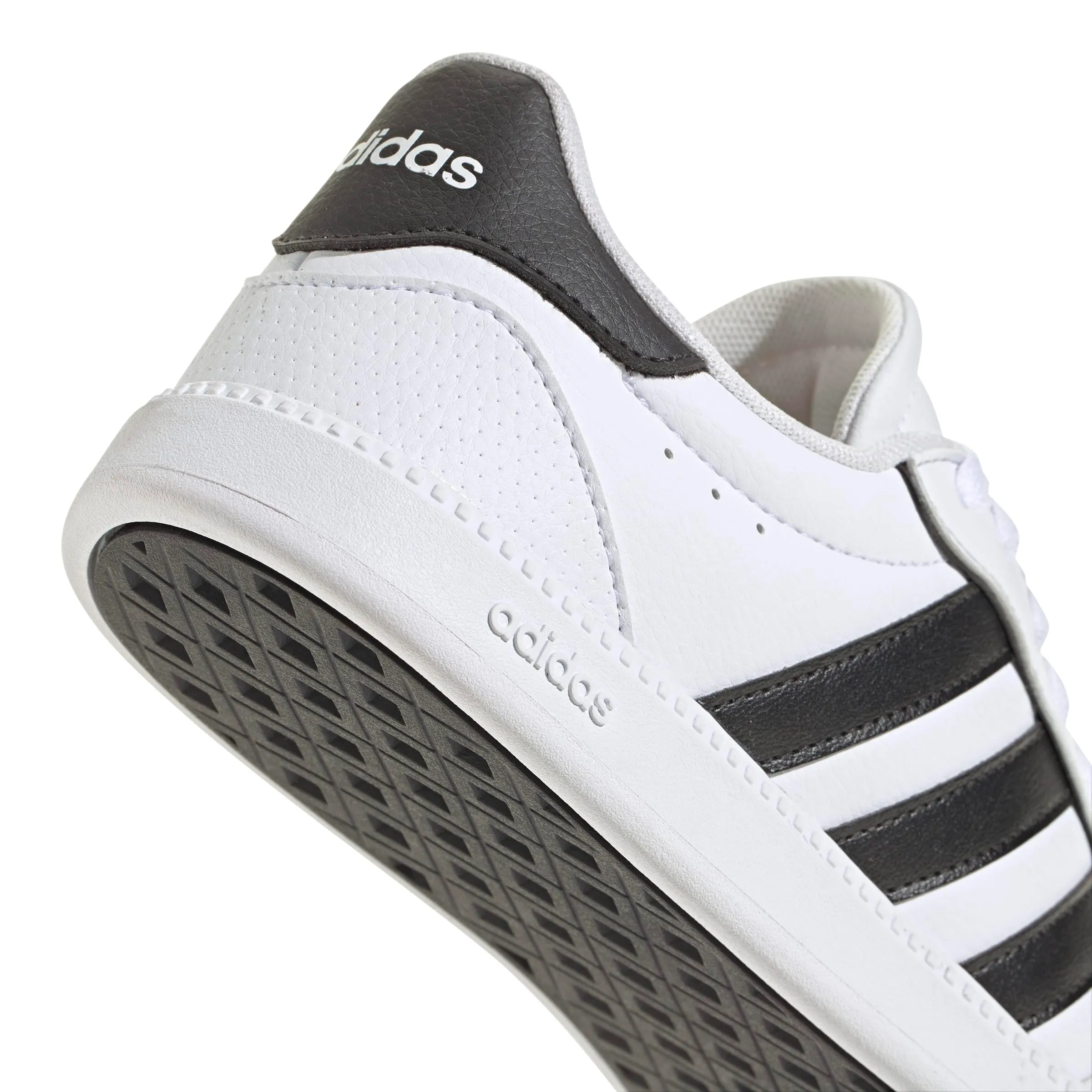 adidas Breaknet Sleek Women's Sneakers, White Black Gold Metallic, 44 EU - immagine 6