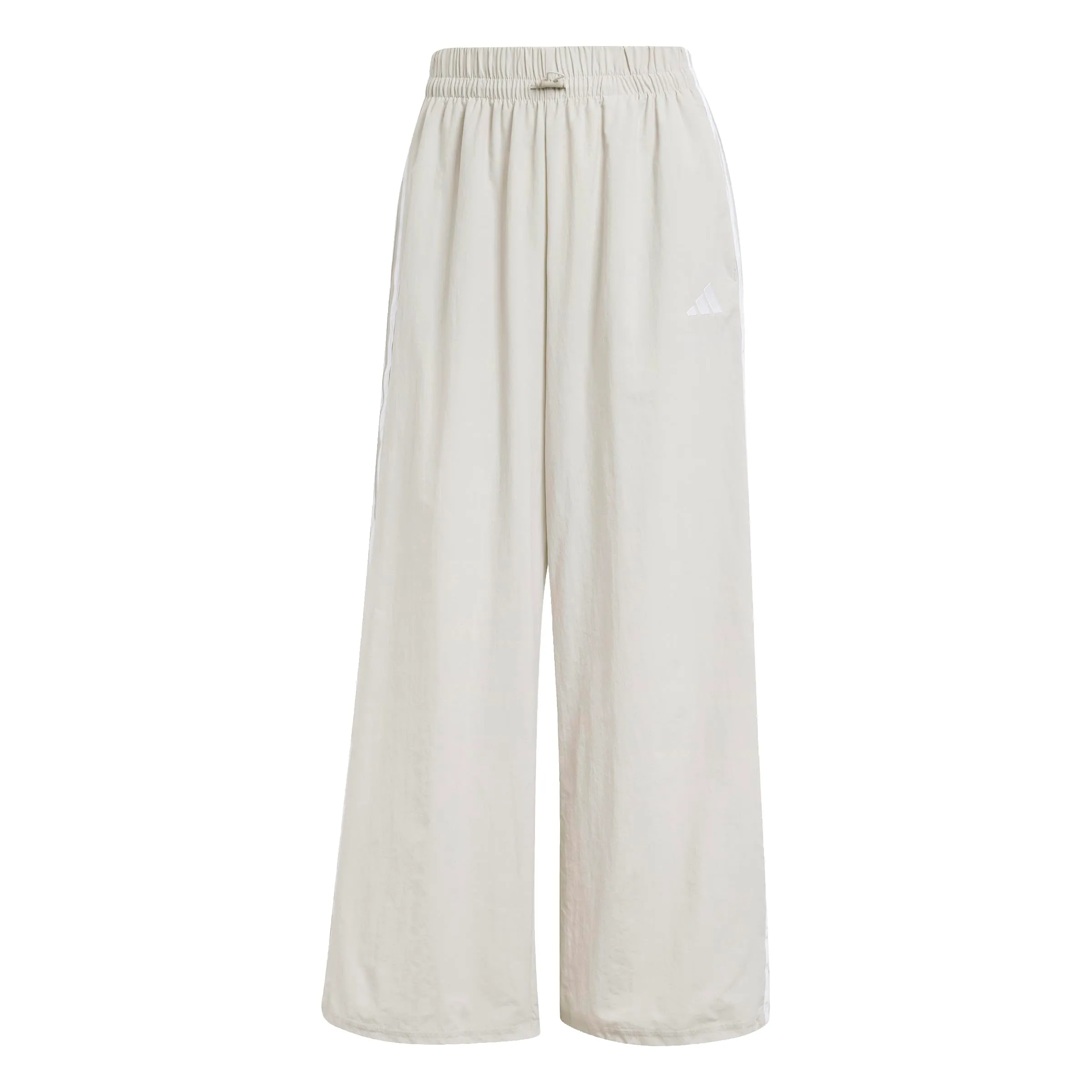 adidas Donna Essentials 3-Stripes Lifestyle Woven Parachute Pants, Wonder Alumina/White, M - immagine 1