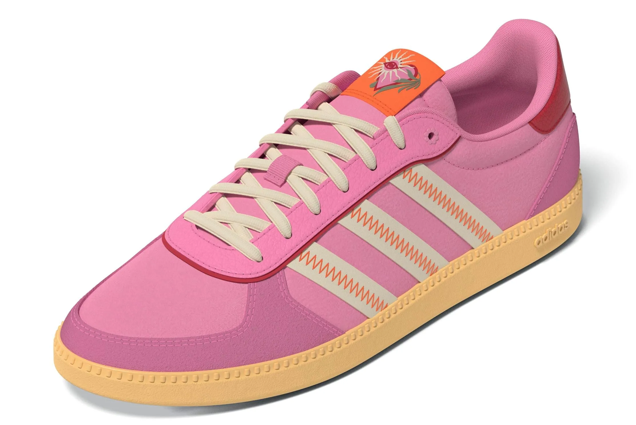 Adidas Breaknet Sleek Shoes, Bliss Pink/Warm Vanilla/Pure Ruby, 37 1/3 EU - immagine 1