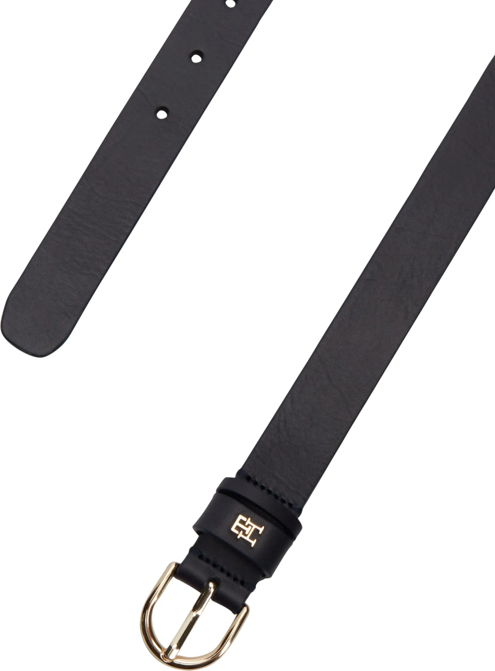 Tommy Hilfiger Donna Cintura Essential Effortless, Pelle, Blu Space Blue, 2,5 cm, 70 cm - immagine 3