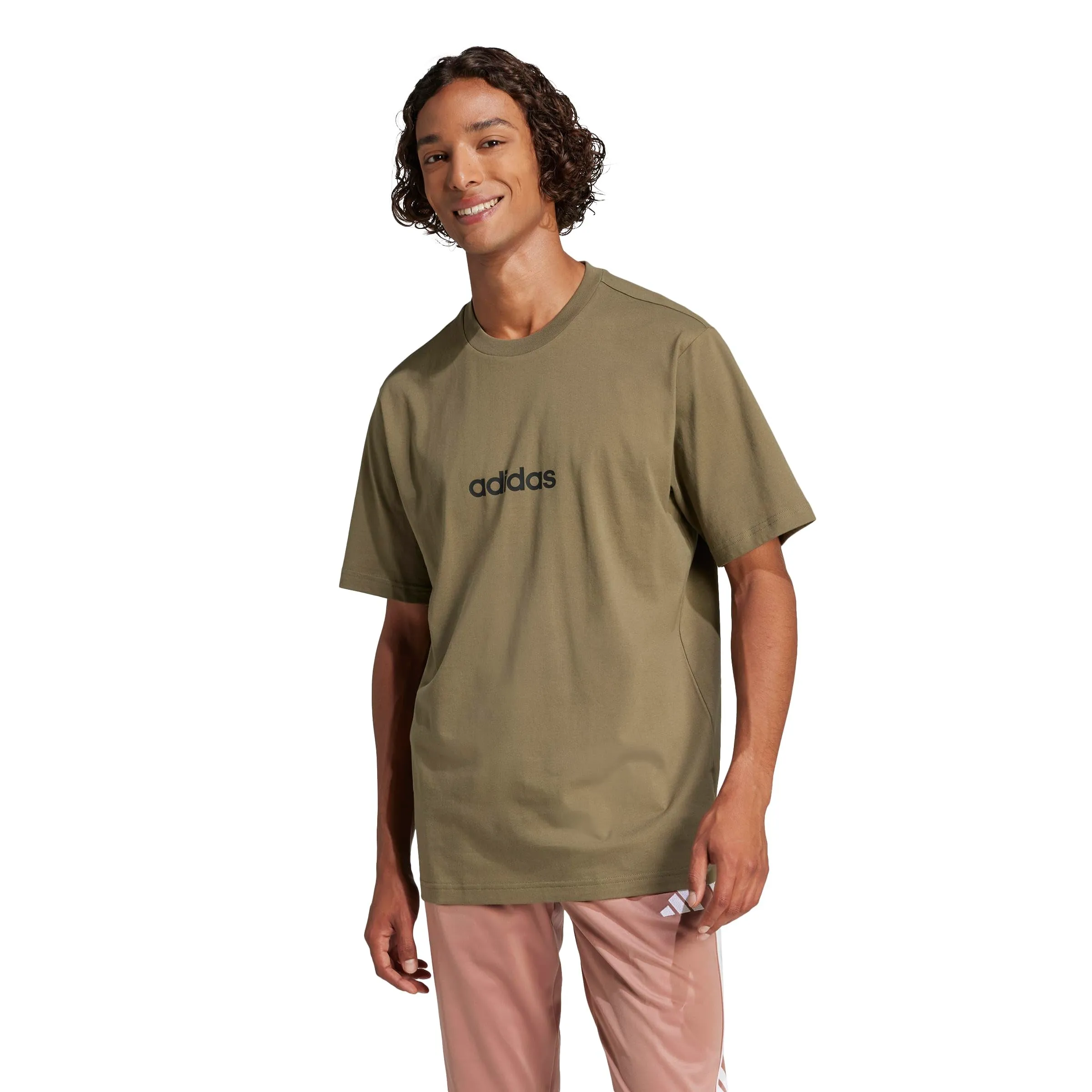 Adidas Essentials Linear Single Jersey T-Shirt Men's M - immagine 1