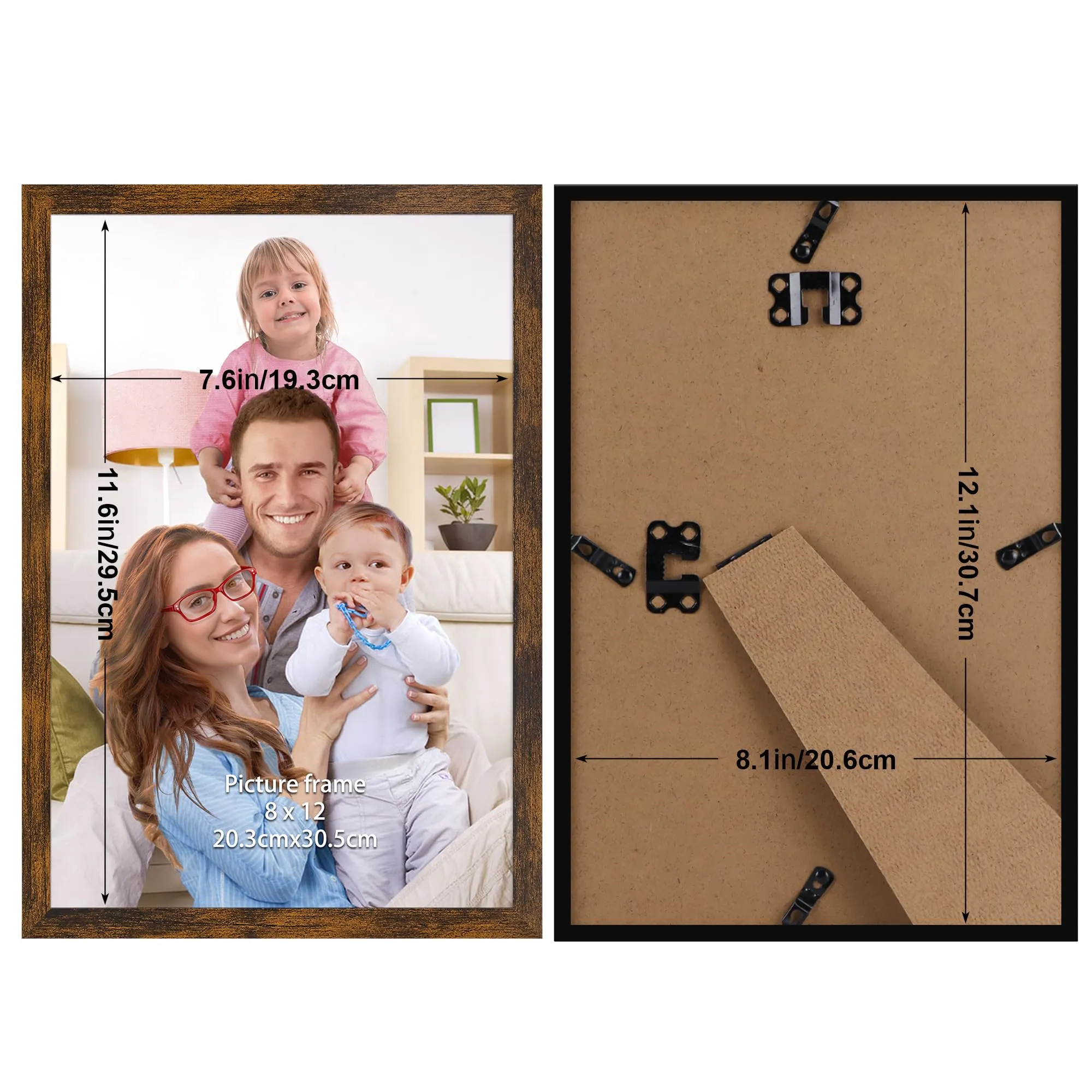 Giftgarden Cornice 20x30 Marrone Rustico - immagine 2