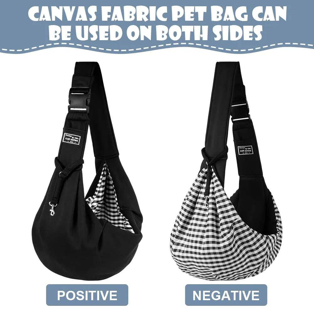 Adiwo Borsa da Viaggio per Cani e Gatti, Trasportino Reversibile a Tracolla fino a 7.5 kg - immagine 5