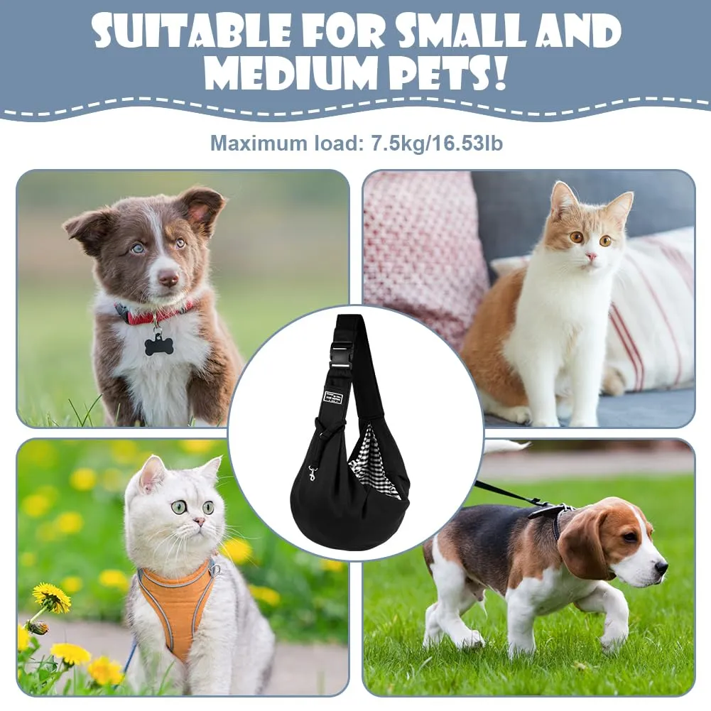Adiwo Borsa da Viaggio per Cani e Gatti, Trasportino Reversibile a Tracolla fino a 7.5 kg - immagine 7