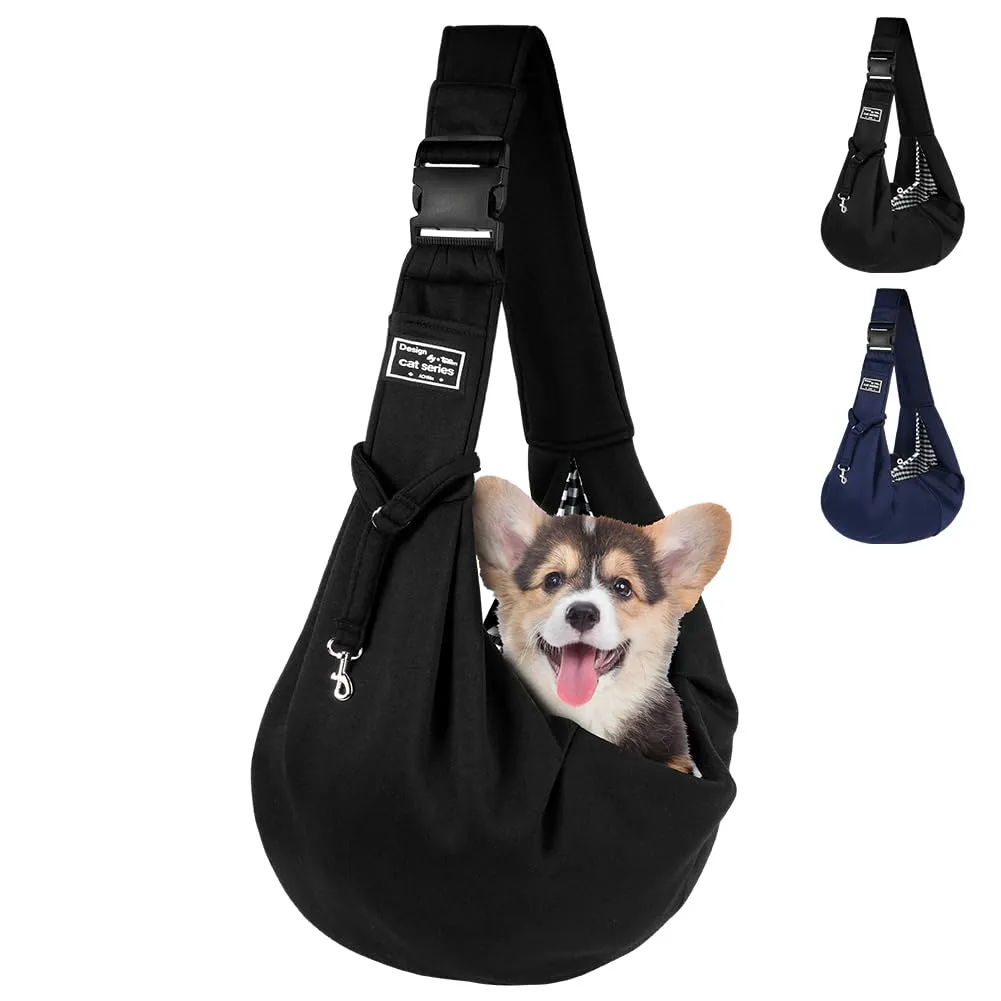 Adiwo Borsa da Viaggio per Cani e Gatti, Trasportino Reversibile a Tracolla fino a 7.5 kg - immagine 9