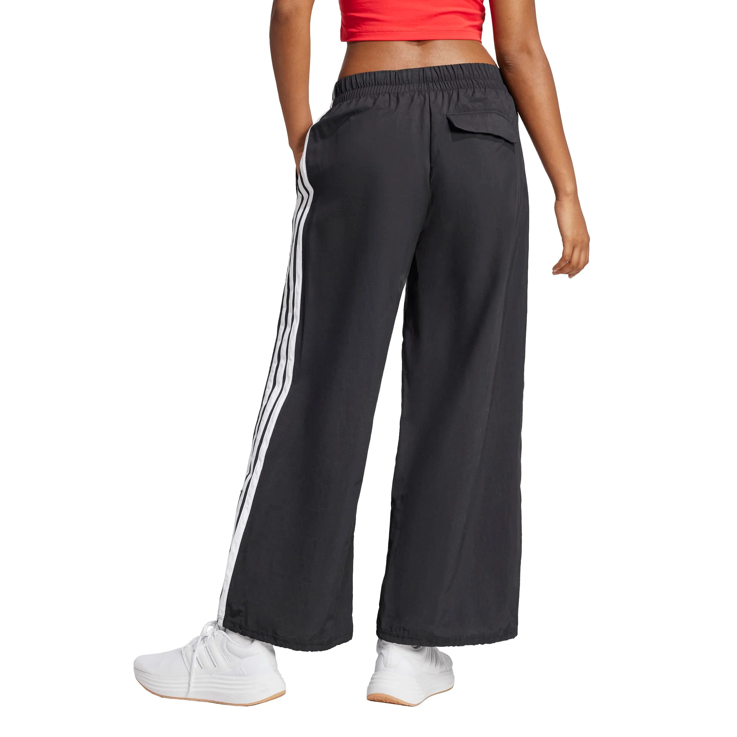 Adidas Pantaloni Sportivi da Donna a 3 Strisce, Nero/Bianco, XL, KWB45 - immagine 3