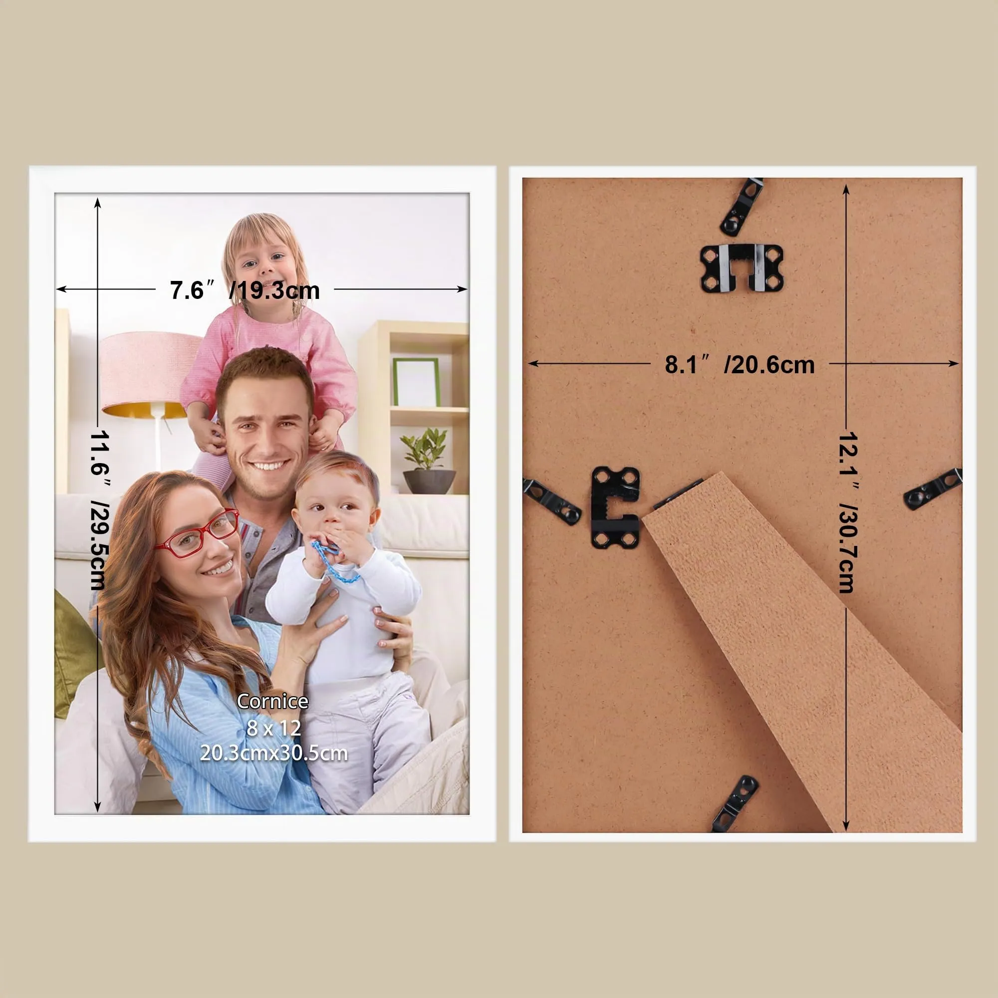 Giftgarden Cornice 20x30 PVC Bianca - immagine 2