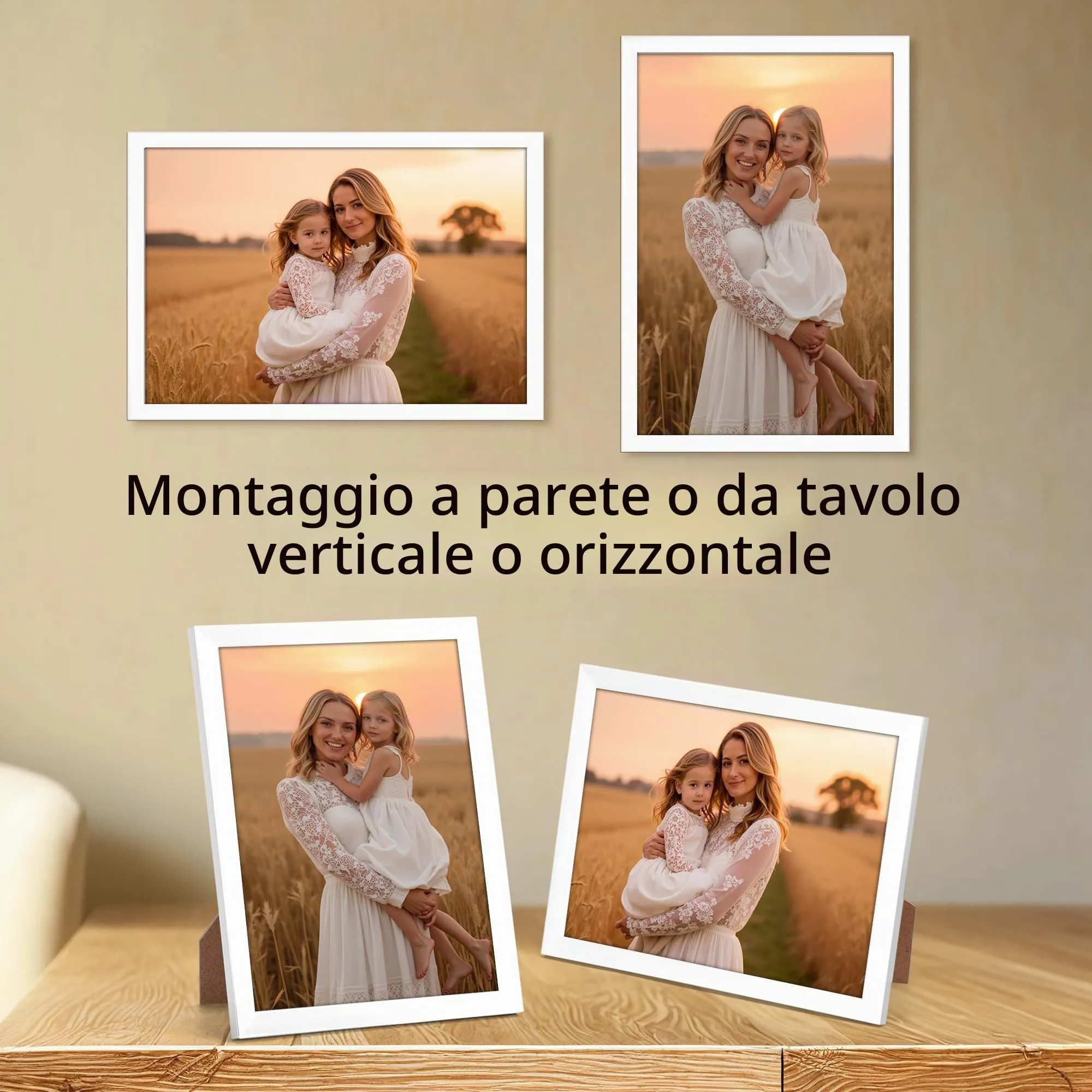 Giftgarden Cornice 20x30 PVC Bianca - immagine 5