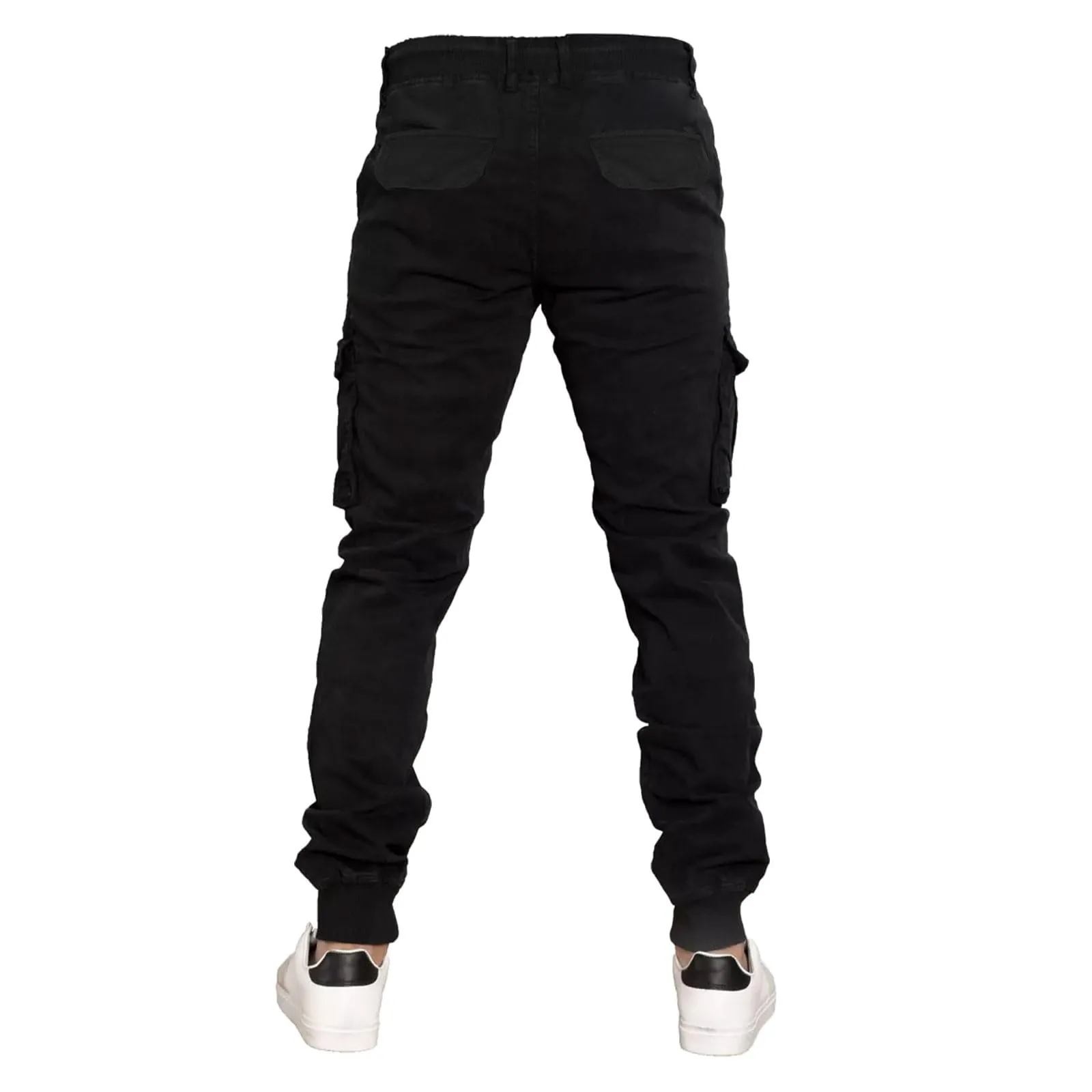Toocool Pantaloni Cargo Militari Uomo in Cotone G6538 G6601 Nero Taglia 50 - immagine 2